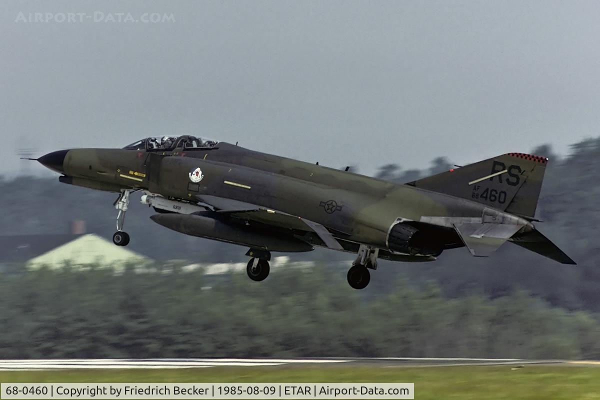 68-0460, 1968 McDonnell Douglas F-4E Phantom II C/N 3613, moments prior touchdown