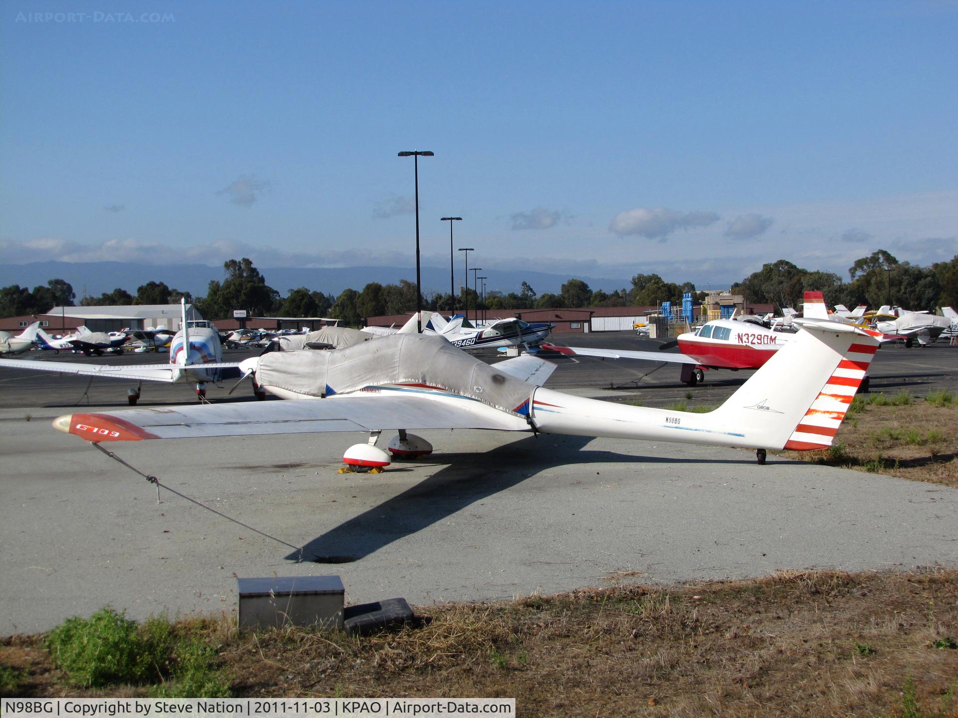 N98BG, 1981 Grob G109 C/N 6067, 1981 Grob G109 at Palo Alto, CA home base