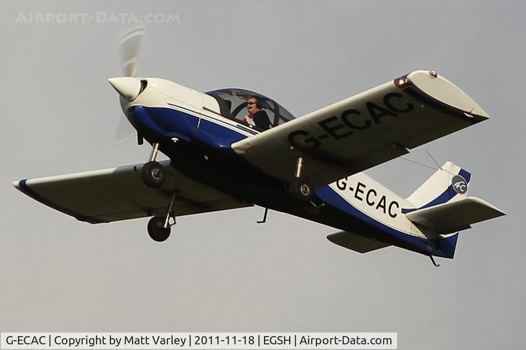 G-ECAC, 2007 Robin R-2120U Alpha C/N 120T-0001, Climbing out of EGSH.