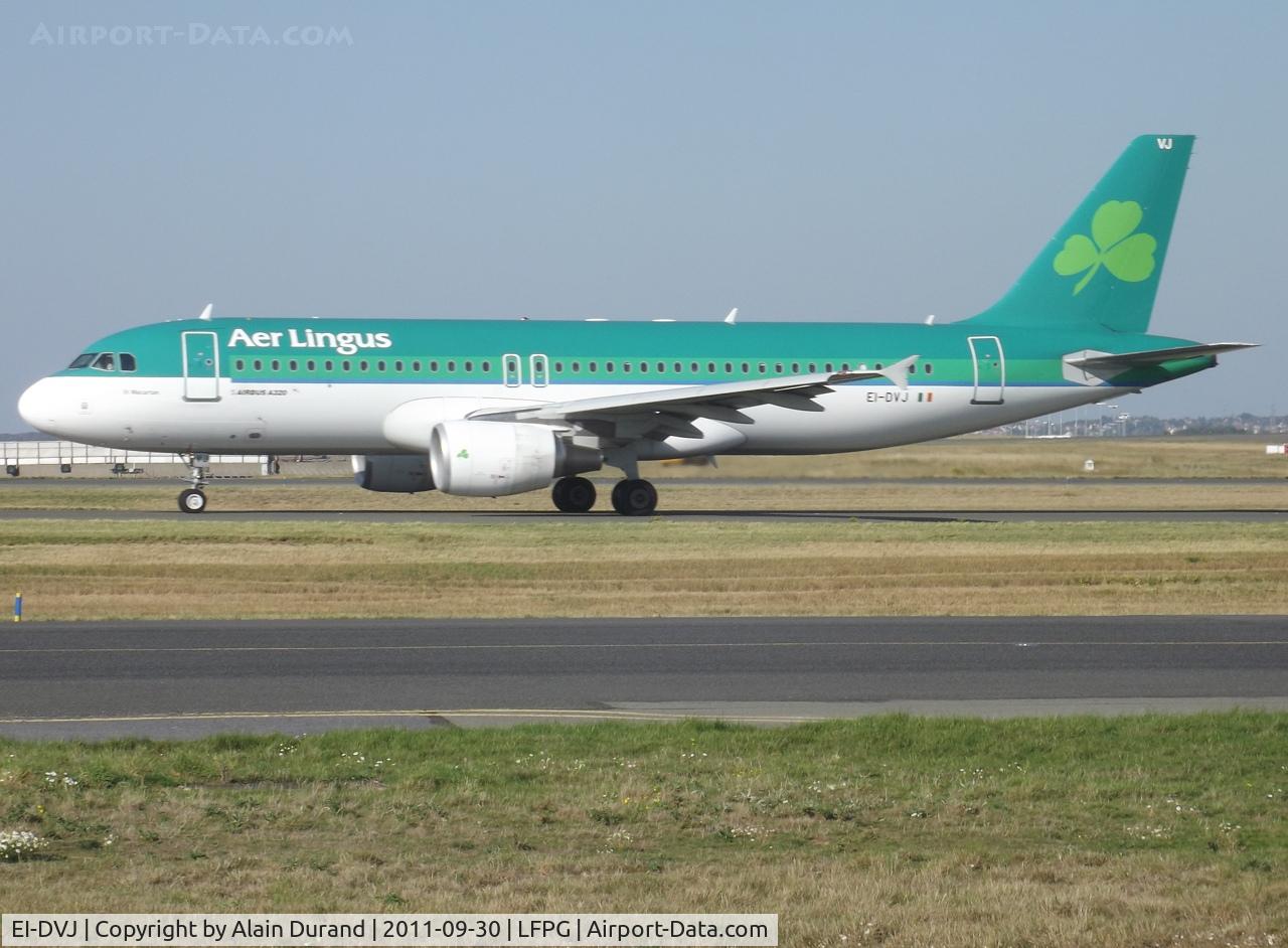 EI-DVJ, 2009 Airbus A320-214 C/N 3857, Saint-Macartan was tasked to complete another mission of Shamrock from CDG.