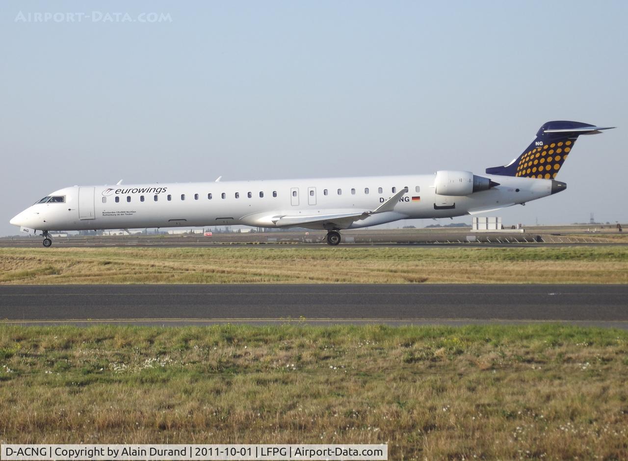 D-ACNG, 2009 Bombardier CRJ-900LR (CL-600-2D24) C/N 15245, November-Golf is a member of an all CRJ-900 fleet comprising no fewer than 23 aircrafts.