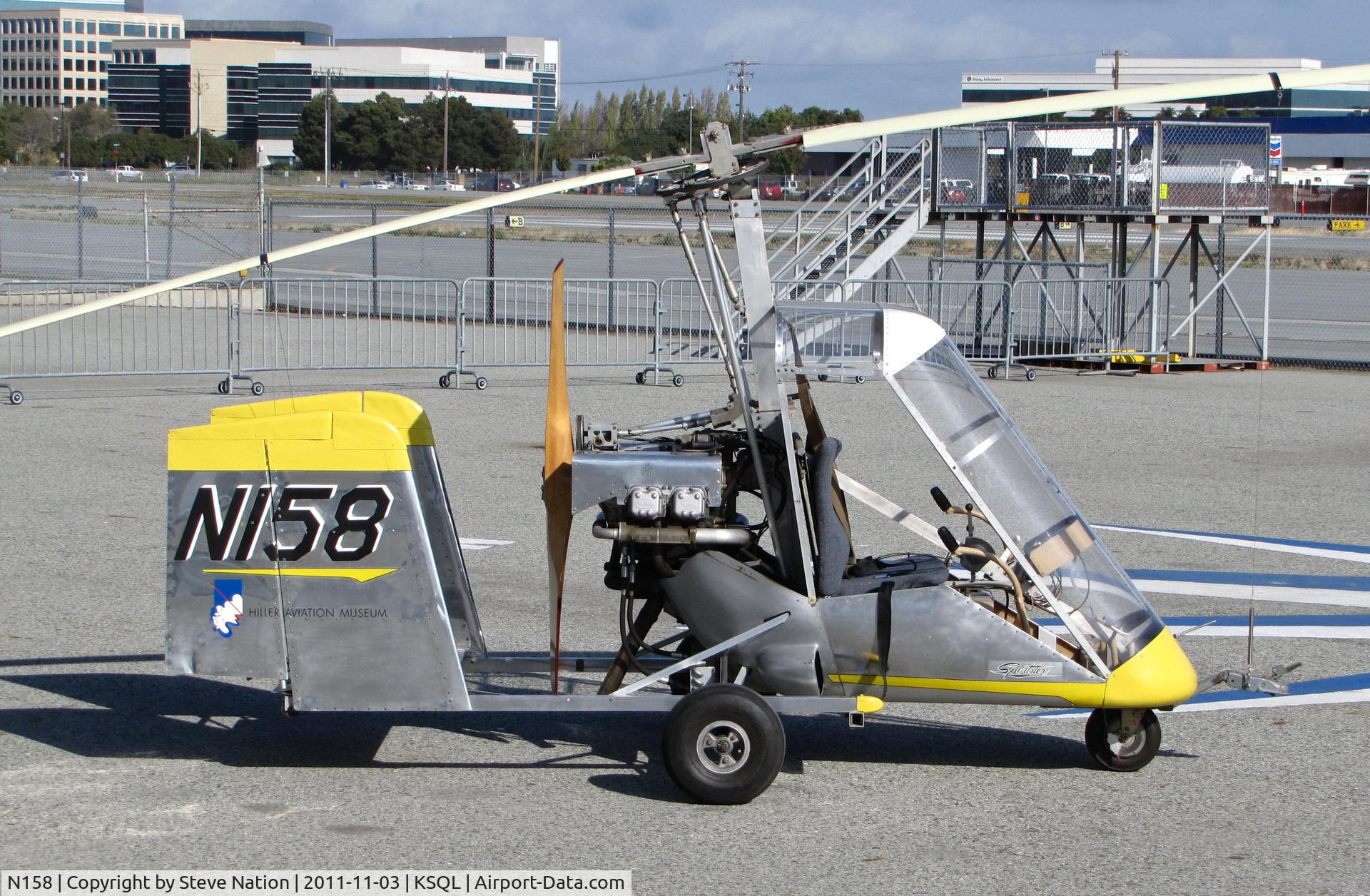 N158, 1976 Hollmann HA-2M Sportster C/N 001, hiller aviation museum (titles) 1976 Hollman HA-2M Sportster out in the sun at San Carlos, CA