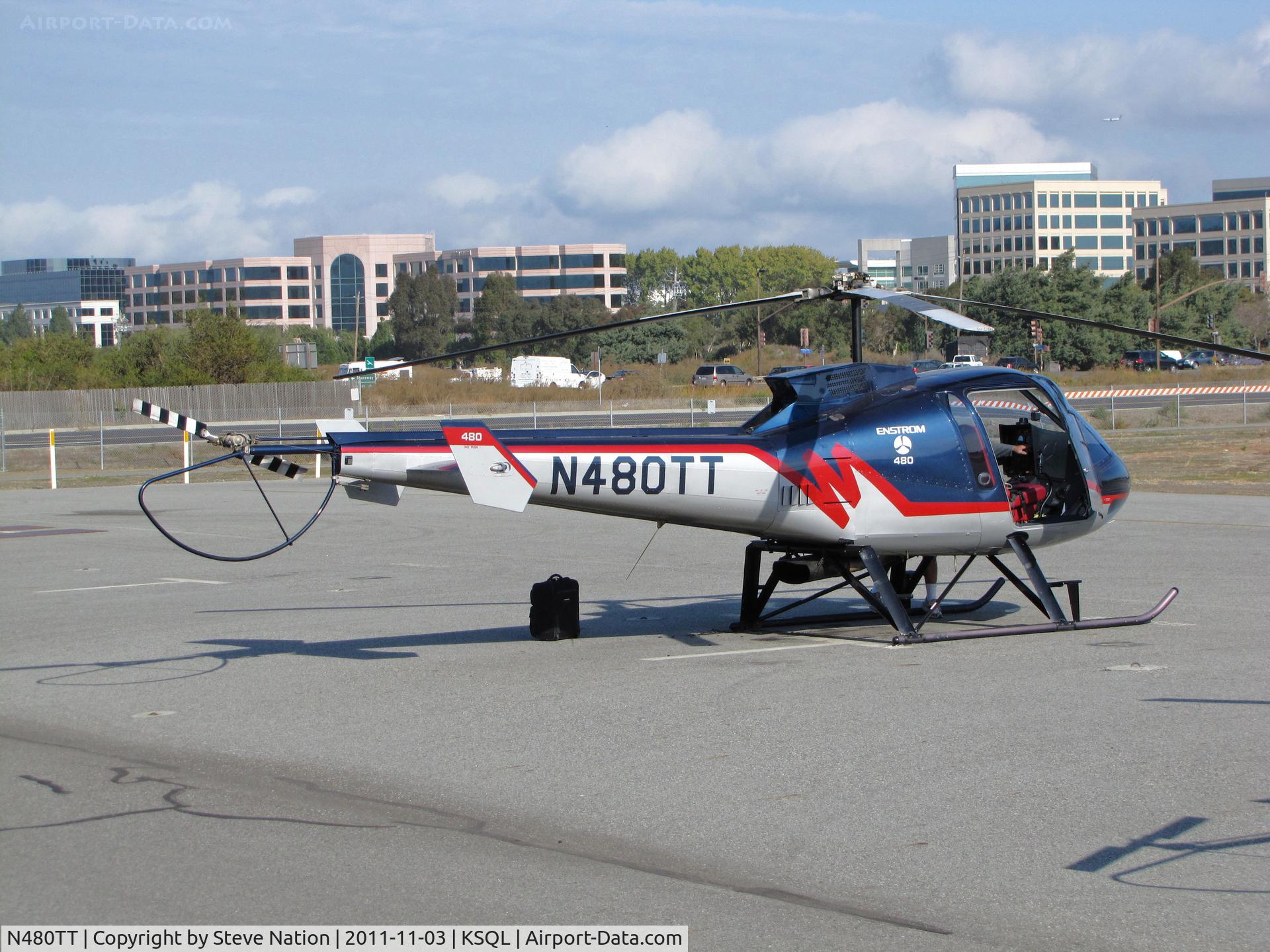 N480TT, 1997 Enstrom 480 C/N 5019, Locally-based 1997 Enstrom 480 at San Carlos, CA