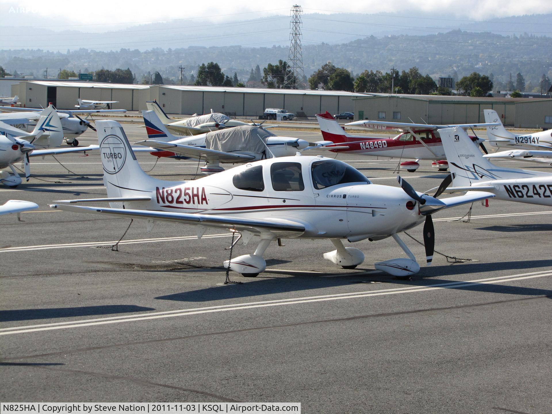N825HA, 2009 Cirrus SR22 C/N 3561, Locally-based Harbinger Aviation LLC 2009 Cirrus design SR22 @ San Carlos, CA