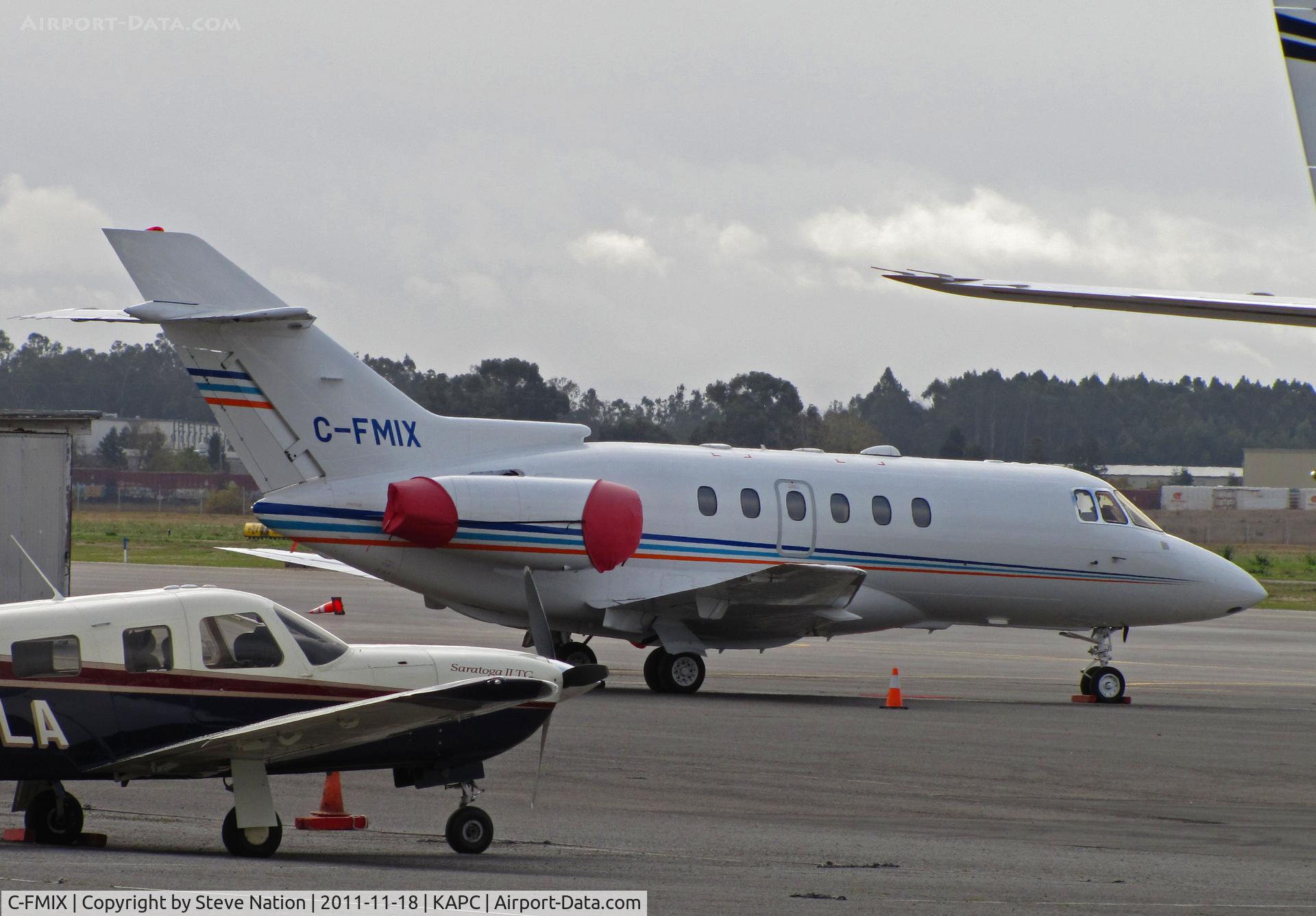 C-FMIX, 1998 Raytheon Hawker 800XP C/N 258392, Sunwest Aviation 1998 British Aerospace BAE125 Hawker 800XP on Napa Jet Center ramp