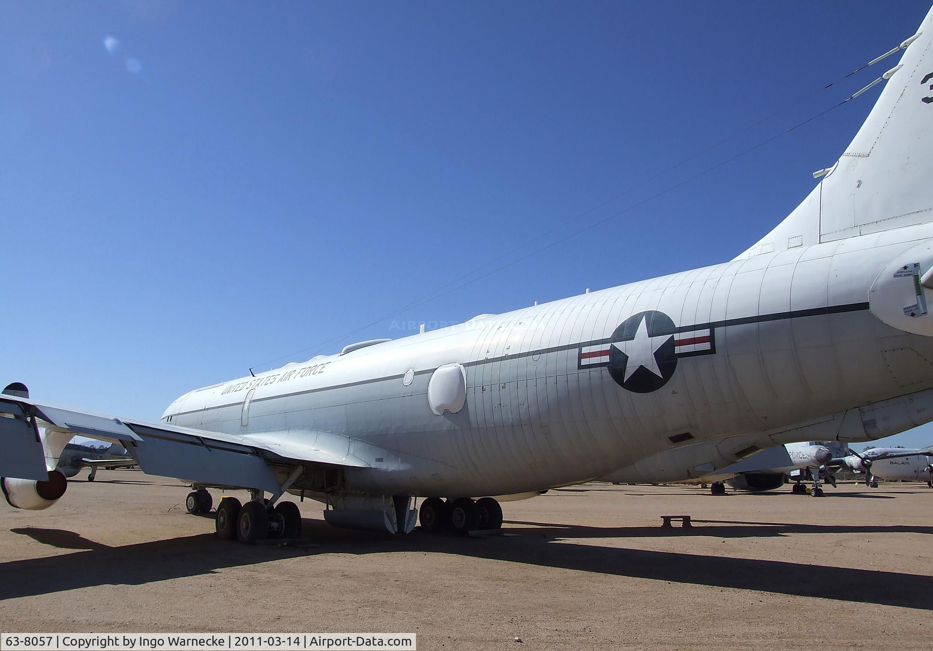 63-8057, Boeing EC-135J Stratotanker C/N 18705, Boeing EC-135J Stratotanker at the Pima Air & Space Museum, Tucson AZ