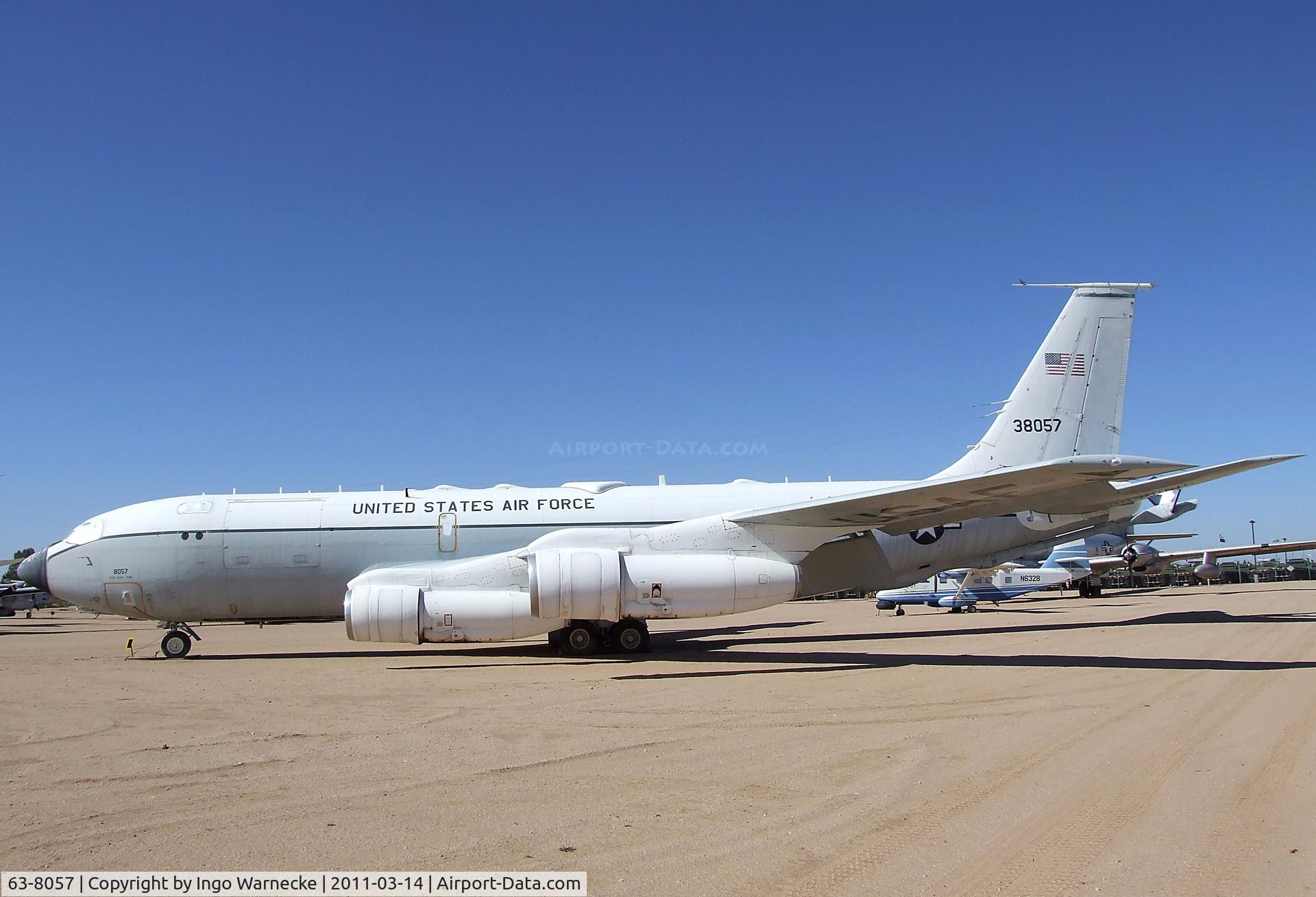 63-8057, Boeing EC-135J Stratotanker C/N 18705, Boeing EC-135J Stratotanker at the Pima Air & Space Museum, Tucson AZ