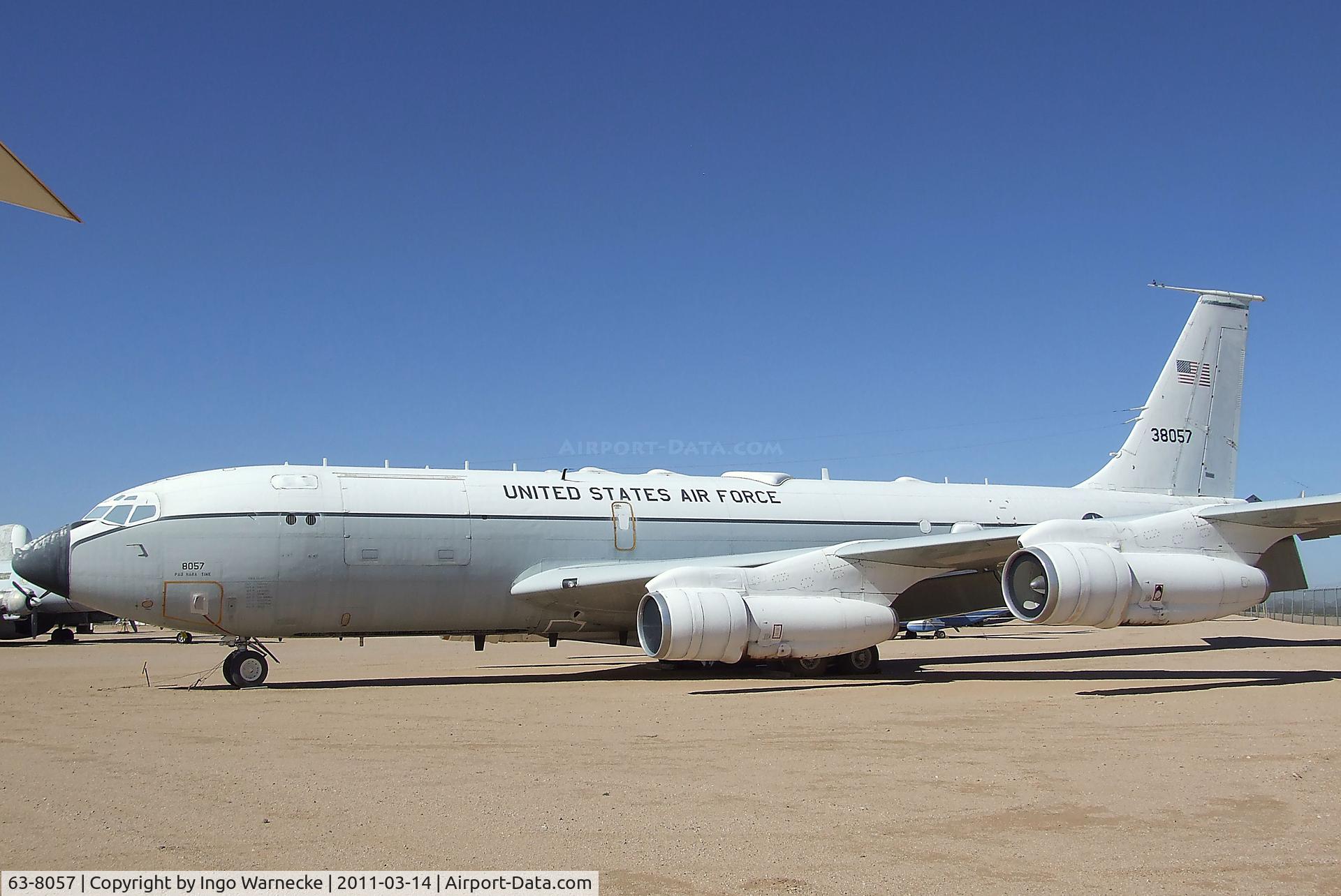 63-8057, Boeing EC-135J Stratotanker C/N 18705, Boeing EC-135J Stratotanker at the Pima Air & Space Museum, Tucson AZ