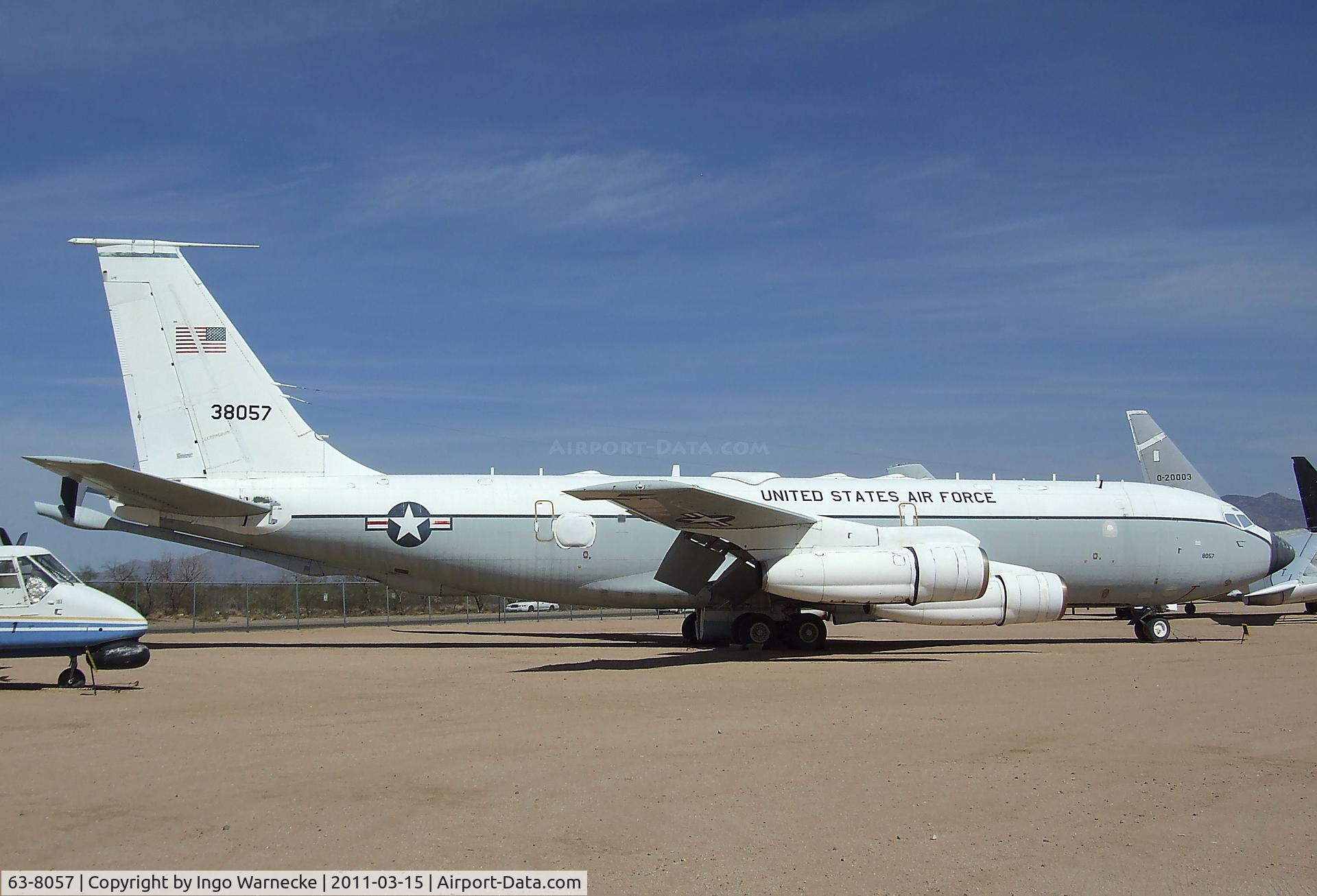 63-8057, Boeing EC-135J Stratotanker C/N 18705, Boeing EC-135J Stratotanker at the Pima Air & Space Museum, Tucson AZ
