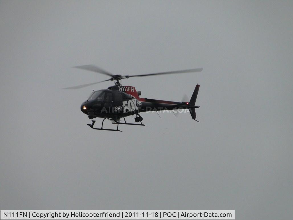 N111FN, 1987 Eurocopter AS-350B-2 Ecureuil Ecureuil C/N 2060, On final for runway 26L