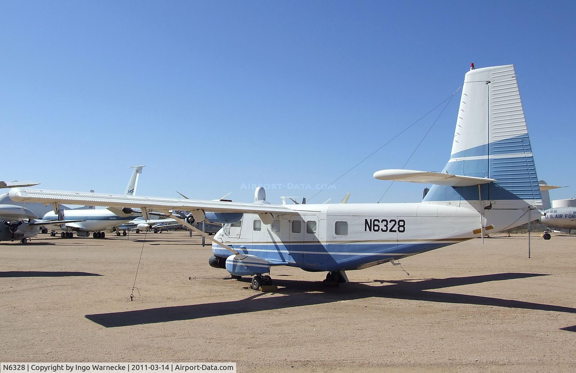 N6328, 1989 GAF N22S Searchmaster L C/N N22S-163, Government Aircraft Factories GAF N22S Nomad Searchmaster at the Pima Air & Space Museum, Tucson AZ
