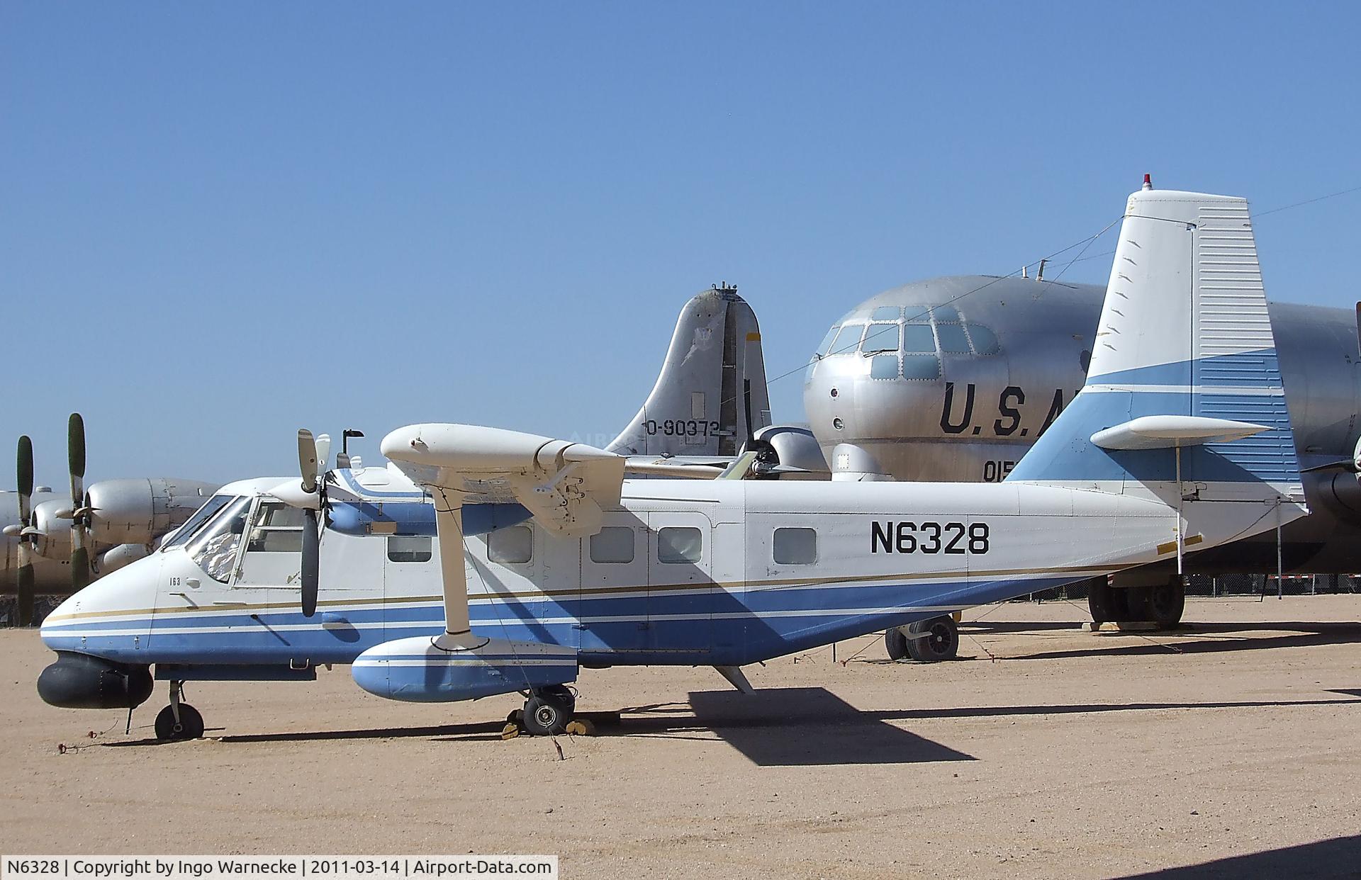 N6328, 1989 GAF N22S Searchmaster L C/N N22S-163, Government Aircraft Factories GAF N22S Nomad Searchmaster at the Pima Air & Space Museum, Tucson AZ
