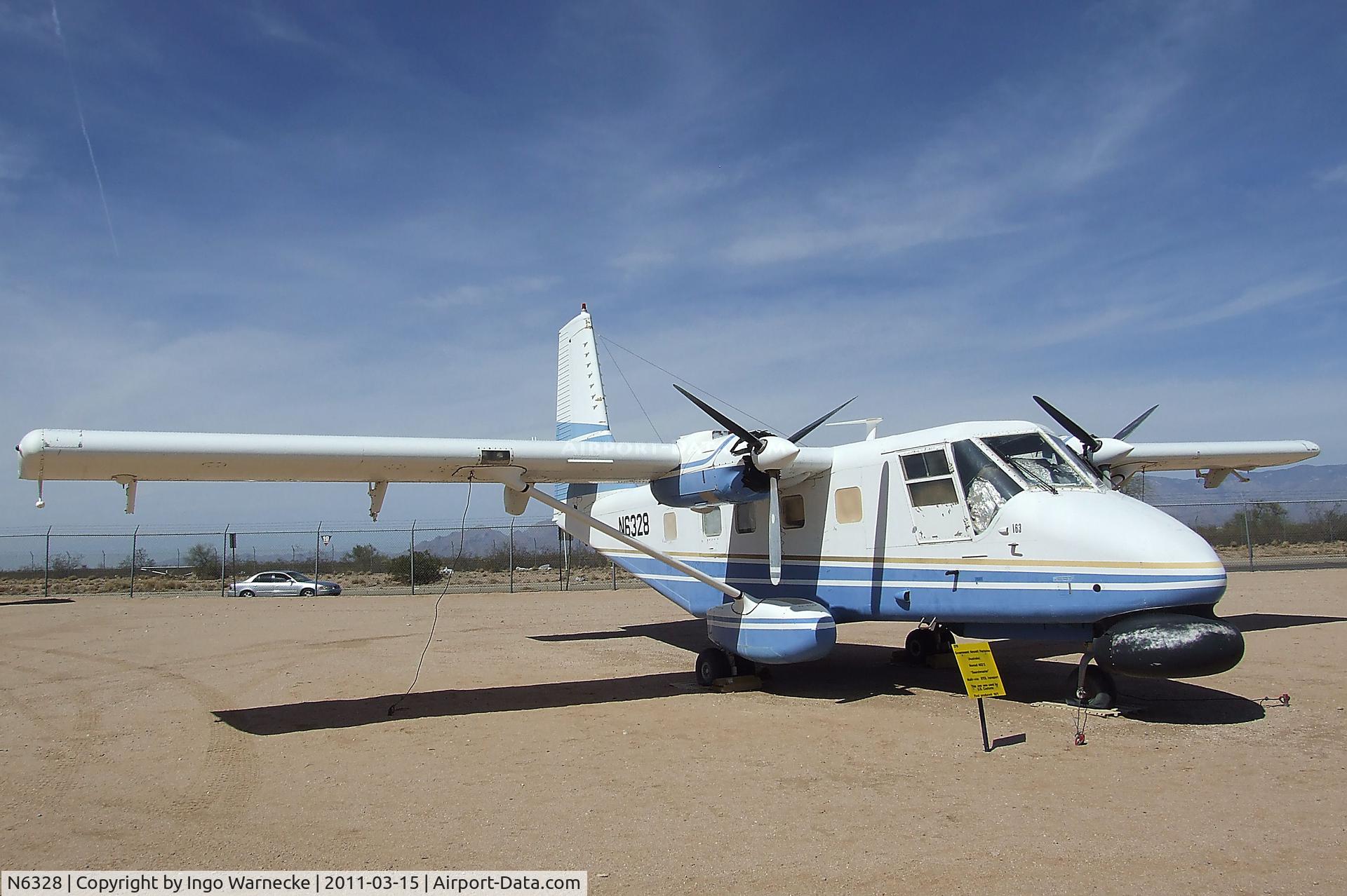 N6328, 1989 GAF N22S Searchmaster L C/N N22S-163, Government Aircraft Factories GAF N22S Nomad Searchmaster at the Pima Air & Space Museum, Tucson AZ