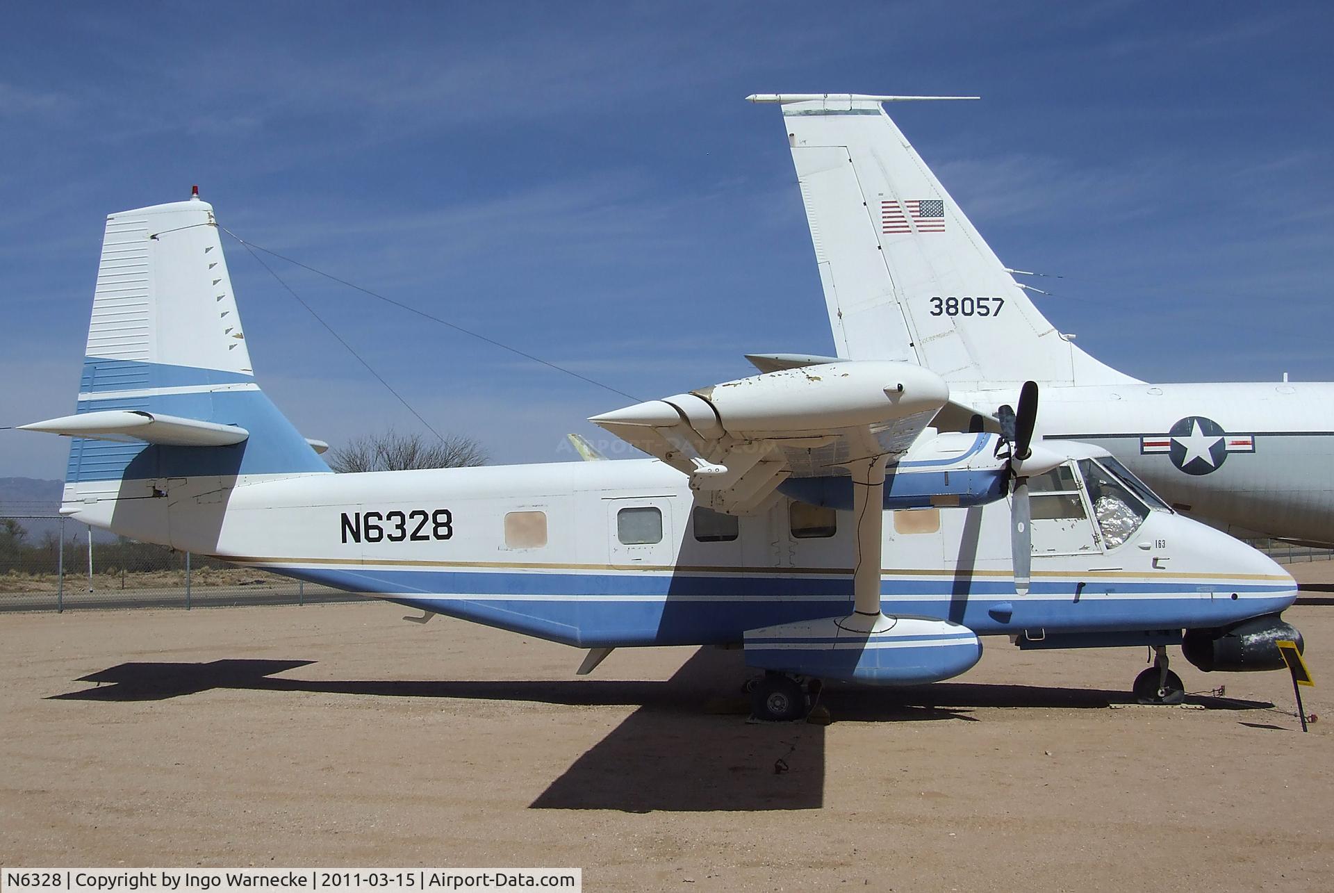 N6328, 1989 GAF N22S Searchmaster L C/N N22S-163, Government Aircraft Factories GAF N22S Nomad Searchmaster at the Pima Air & Space Museum, Tucson AZ