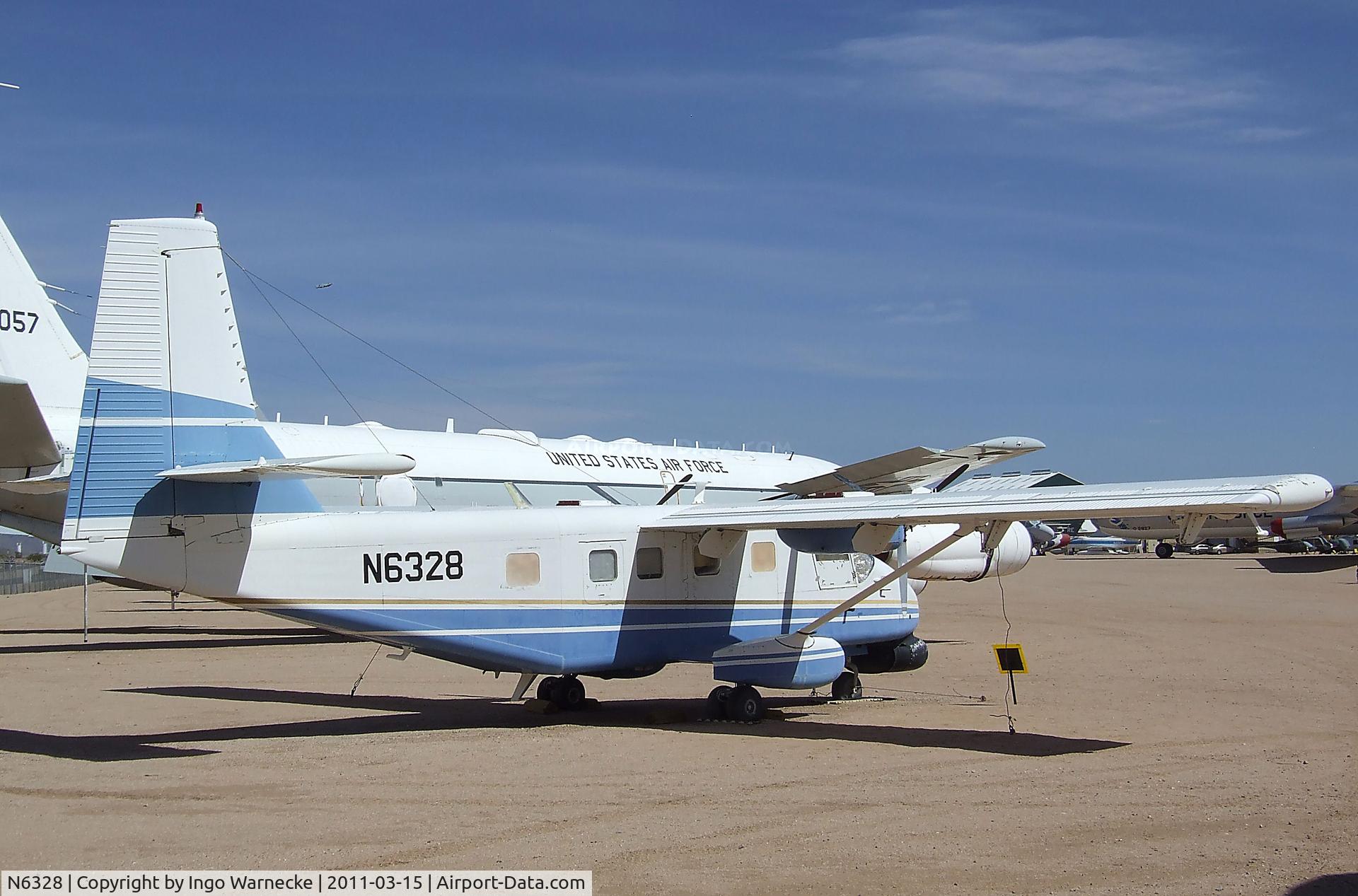 N6328, 1989 GAF N22S Searchmaster L C/N N22S-163, Government Aircraft Factories GAF N22S Nomad Searchmaster at the Pima Air & Space Museum, Tucson AZ