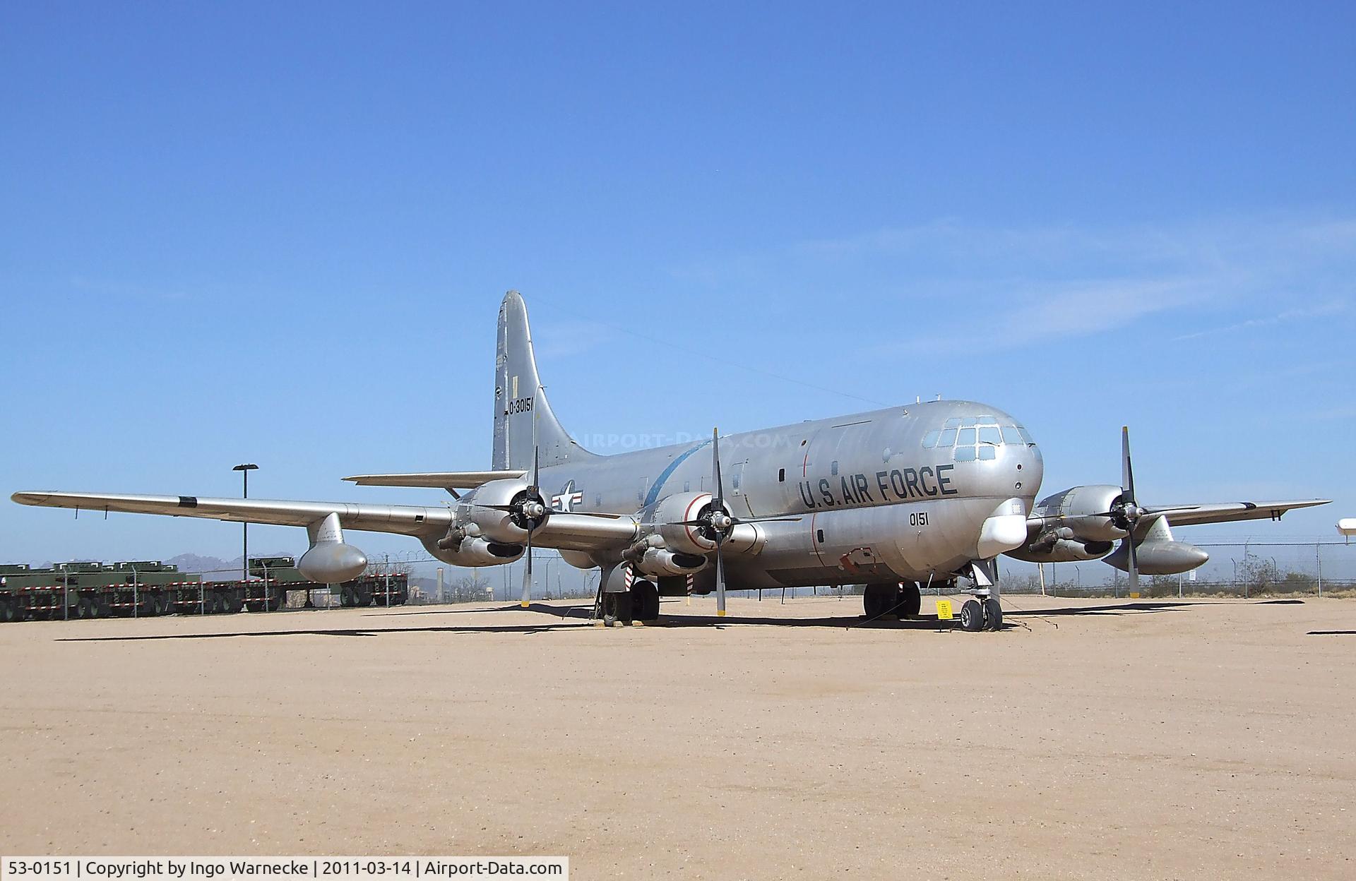 53-0151, Boeing KC-97G Stratotanker C/N 16933, Boeing KC-97G Stratofreighter at the Pima Air & Space Museum, Tucson AZ