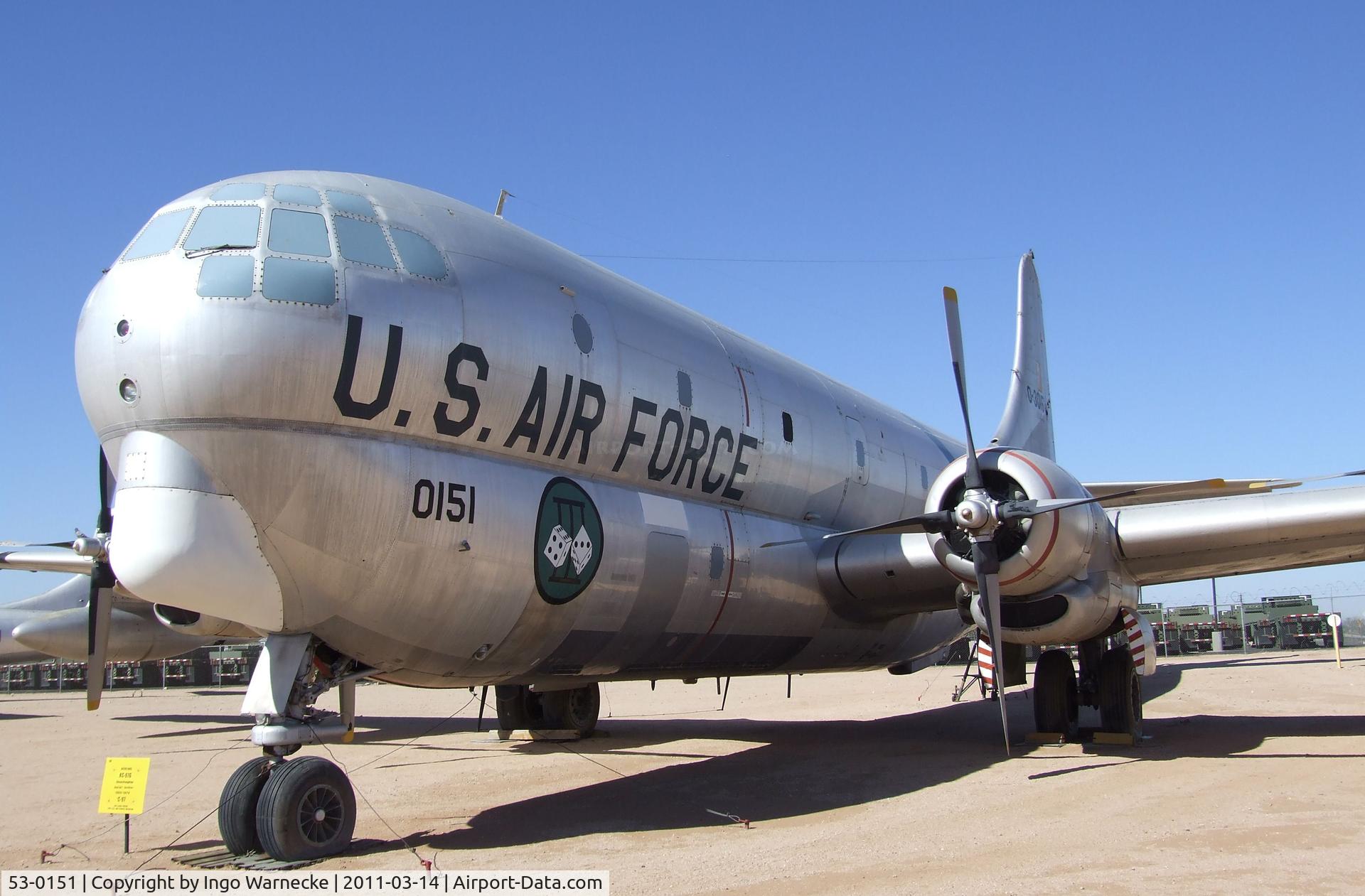 53-0151, Boeing KC-97G Stratotanker C/N 16933, Boeing KC-97G Stratofreighter at the Pima Air & Space Museum, Tucson AZ