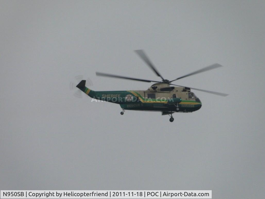 N950SB, Sikorsky SH-3H Sea King C/N 61372, Heading southwest
