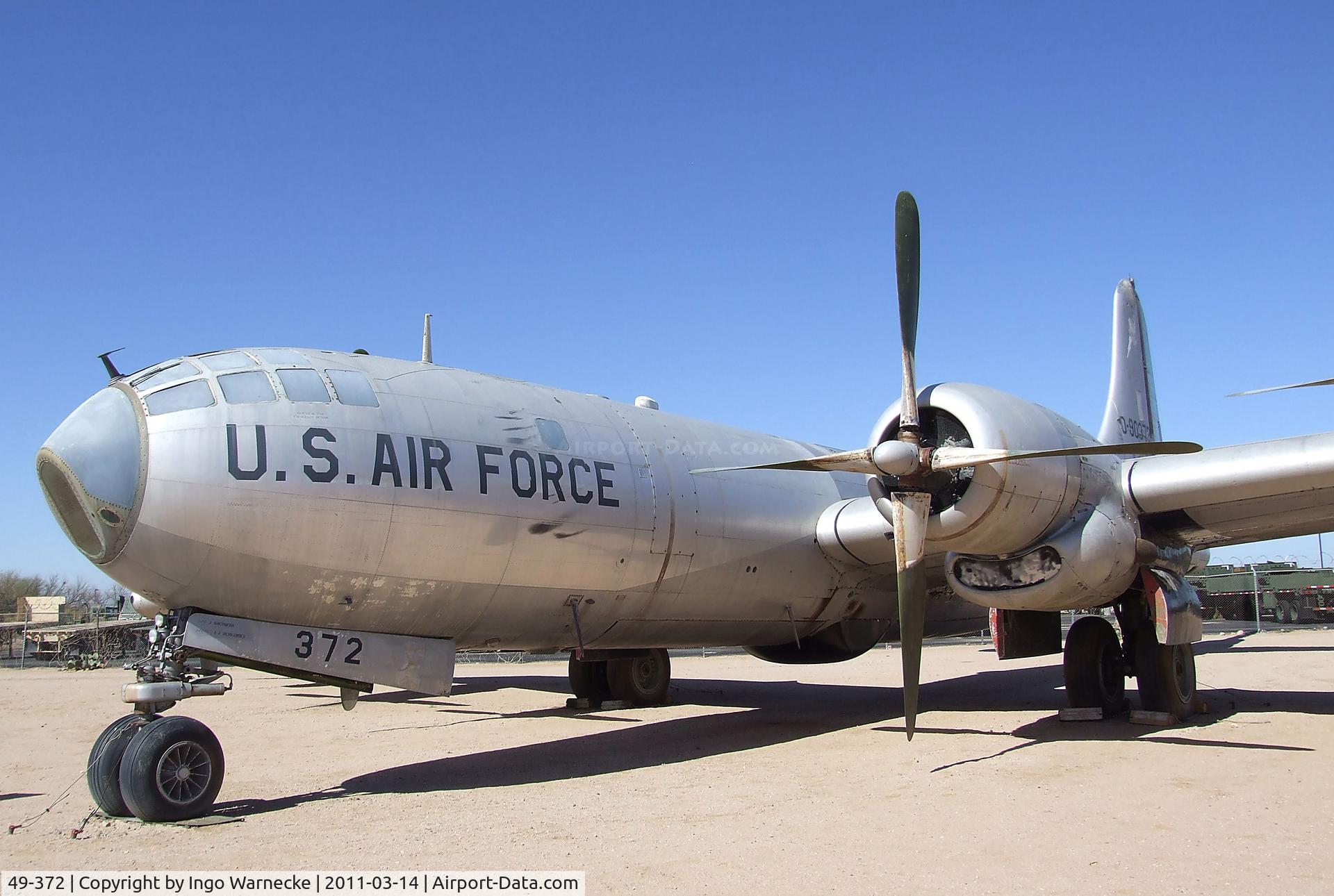 49-372, 1949 Boeing B-50D-125-BO Superfortress C/N 16148, Boeing KB-50J Superfortress at the Pima Air & Space Museum, Tucson AZ
