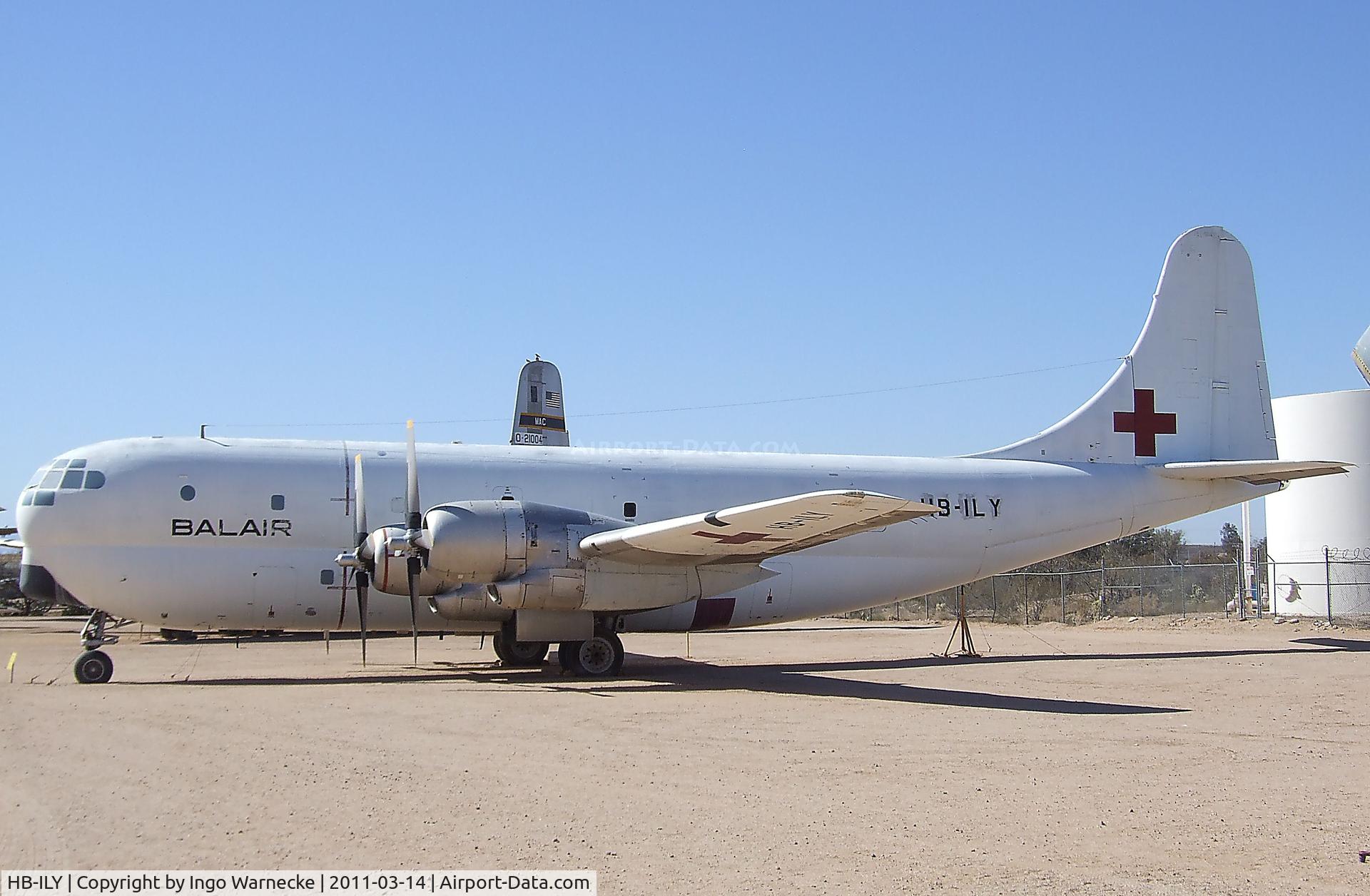 HB-ILY, 1969 Boeing C-97G Stratofreighter C/N 16657, Boeing C-97G Stratofreighter at the Pima Air & Space Museum, Tucson AZ