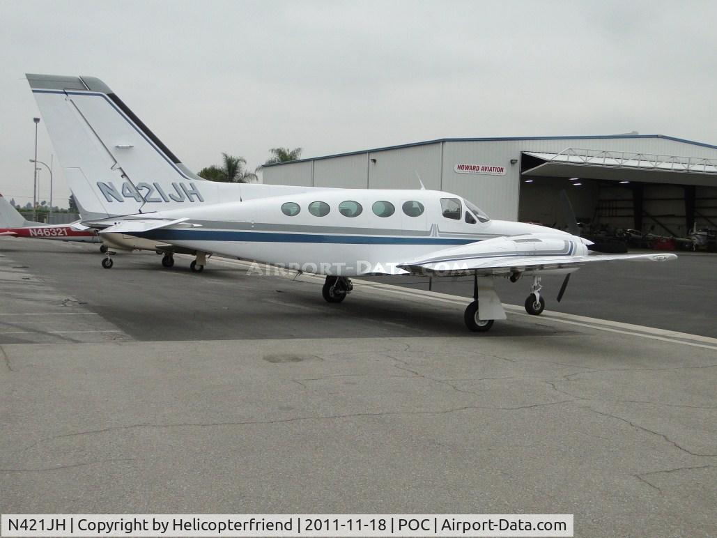 N421JH, 2007 Cessna 421C Golden Eagle C/N 421C0875, Parked in Howard Aviation parking area