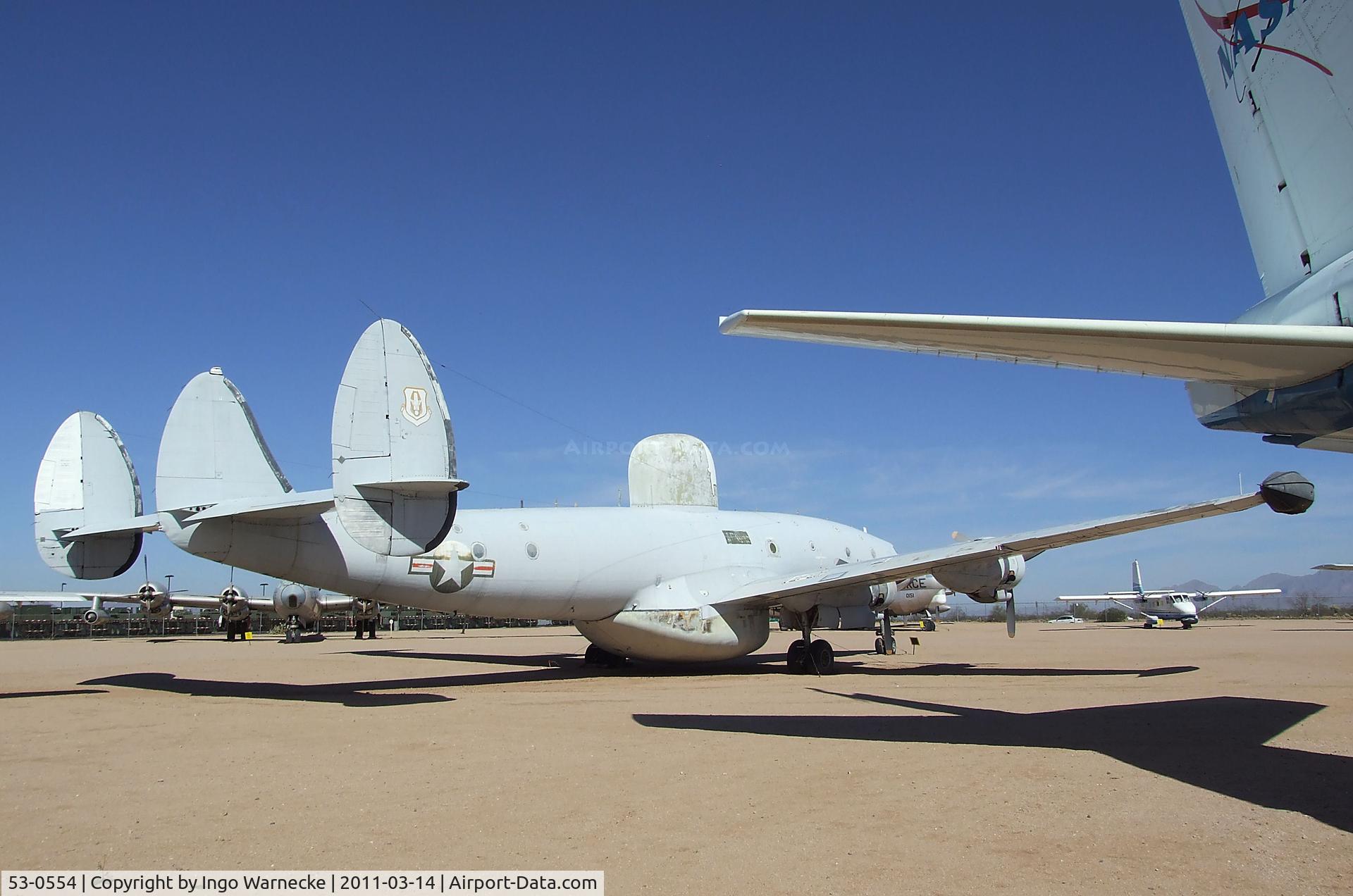 53-0554, 1953 Lockheed EC-121T Warning Star C/N 1049A-4369, Lockheed EC-121T Warning Star at the Pima Air & Space Museum, Tucson AZ