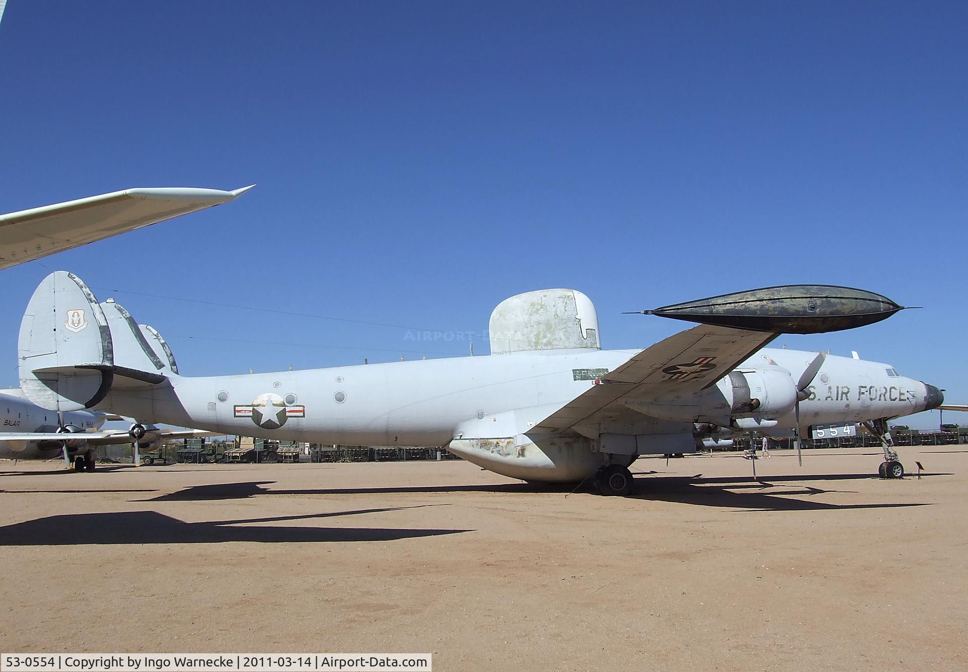 53-0554, 1953 Lockheed EC-121T Warning Star C/N 1049A-4369, Lockheed EC-121T Warning Star at the Pima Air & Space Museum, Tucson AZ