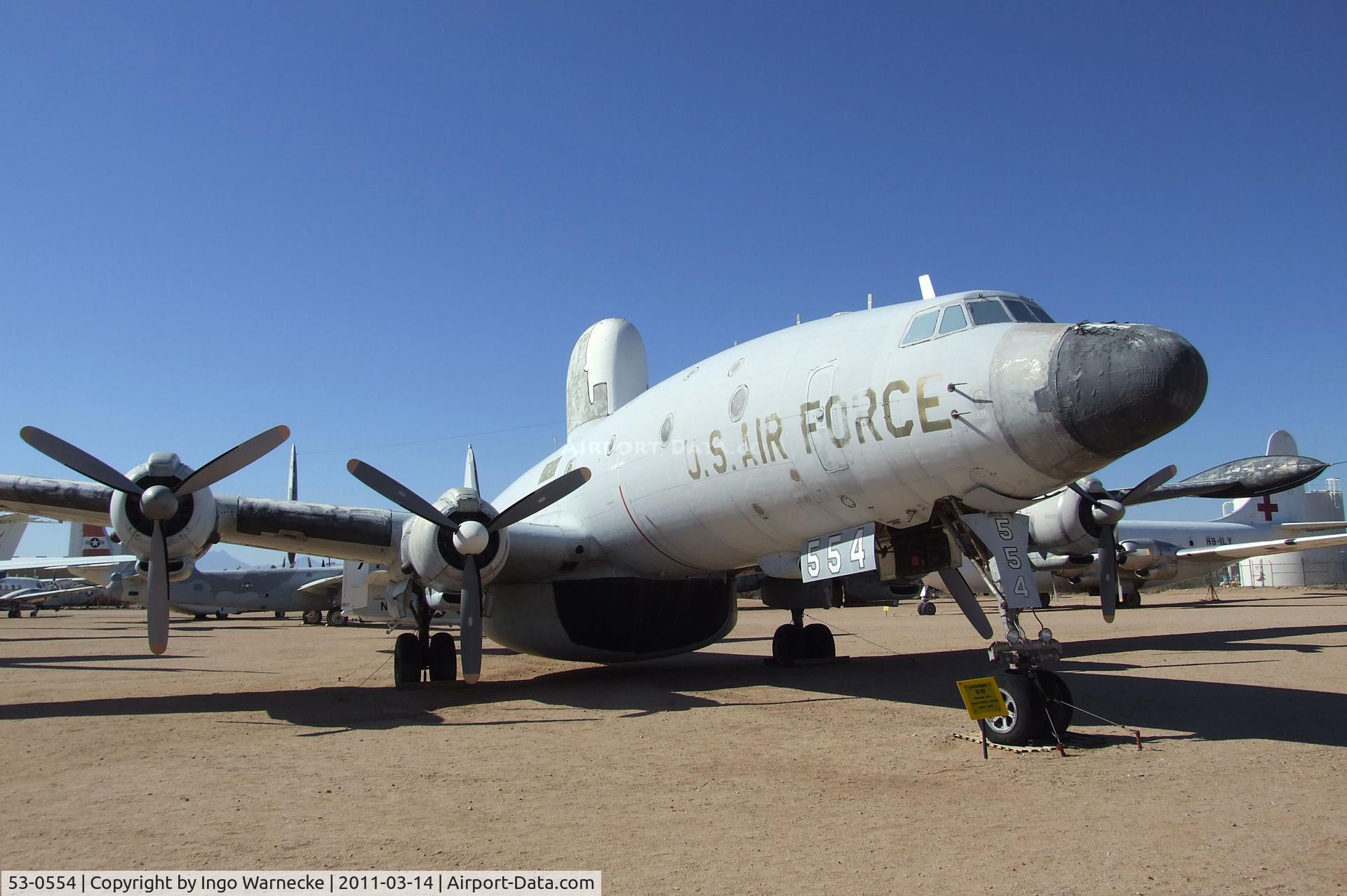 53-0554, 1953 Lockheed EC-121T Warning Star C/N 1049A-4369, Lockheed EC-121T Warning Star at the Pima Air & Space Museum, Tucson AZ