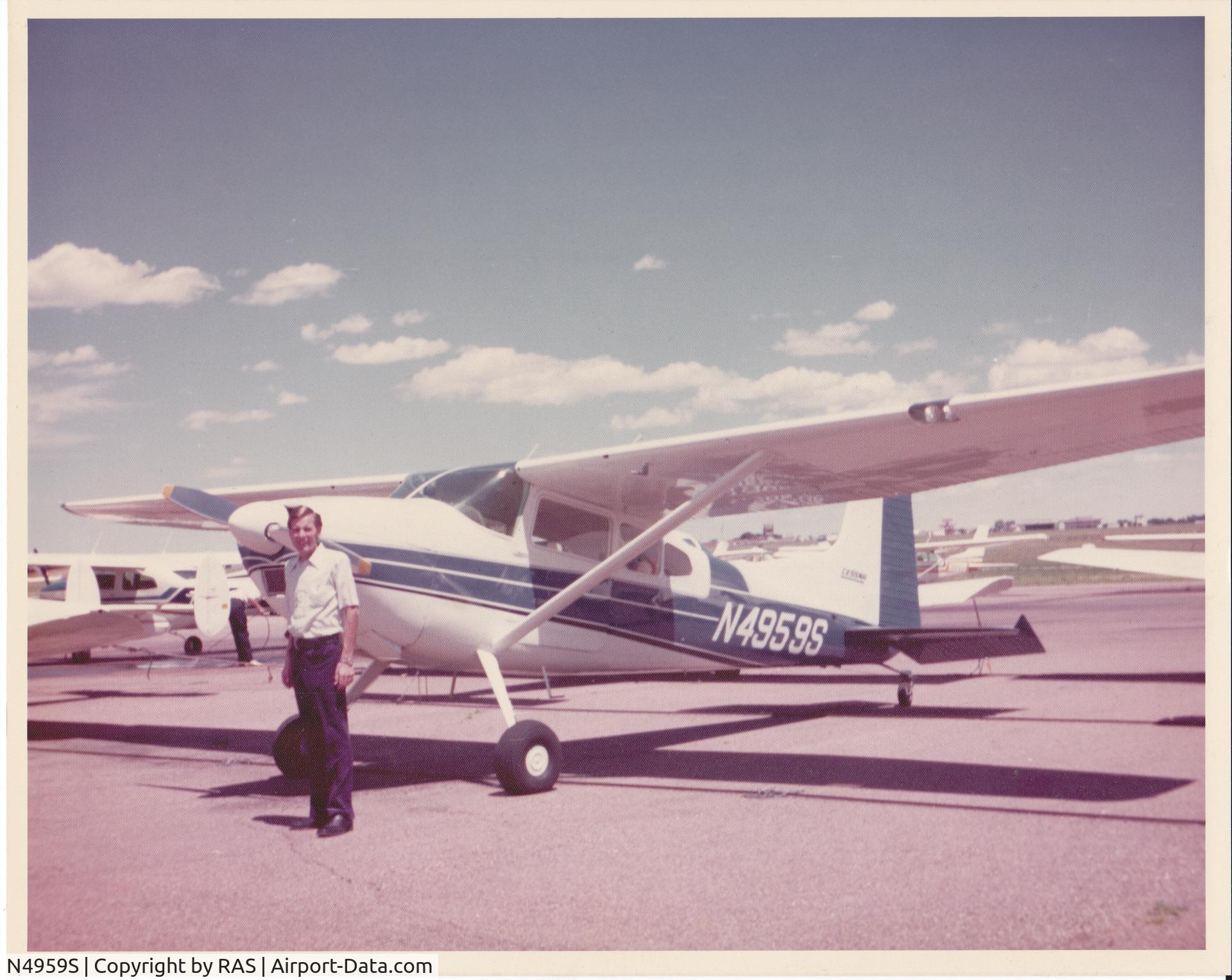N4959S, Cessna 185E Skywagon Skywagon C/N Not found, Taken about 1976
