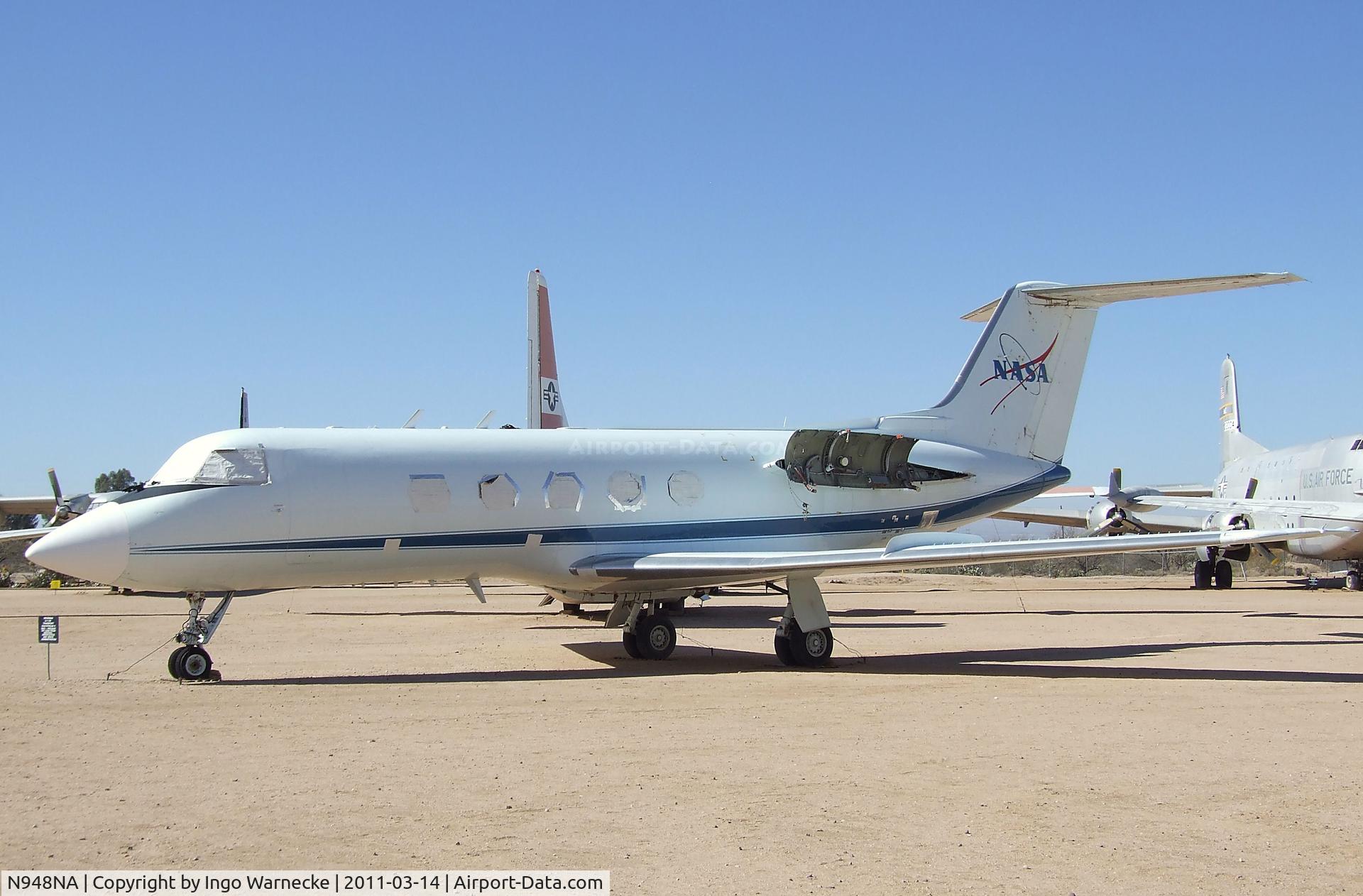 N948NA, 1978 Grumman G-1159 Gulfstream II C/N 222, Grumman G-1159 Gulfstream II (minus engines) at the Pima Air & Space Museum, Tucson AZ