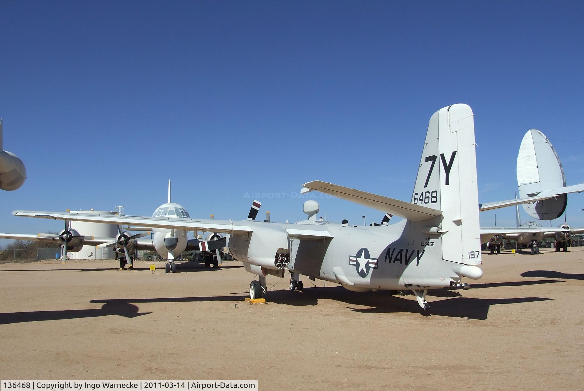 136468, Grumman S-2A Tracker C/N 377, Grumman S-2A Tracker at the Pima Air & Space Museum, Tucson AZ