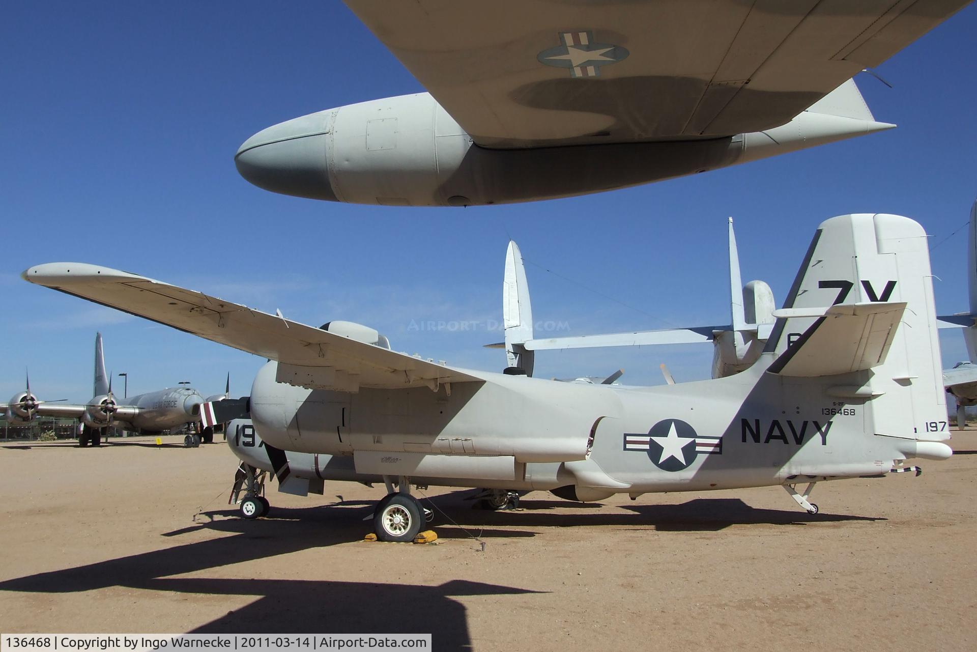 136468, Grumman S-2A Tracker C/N 377, Grumman S-2A Tracker at the Pima Air & Space Museum, Tucson AZ