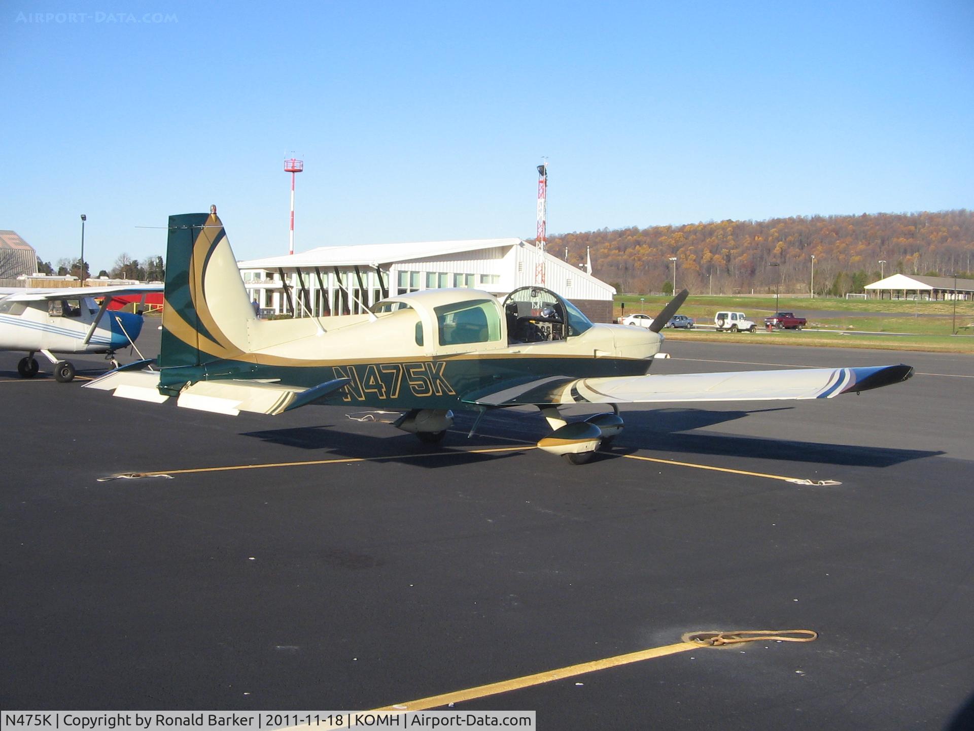 N475K, 1978 Grumman American AA-5A Cheetah C/N AA5A0667, Orange