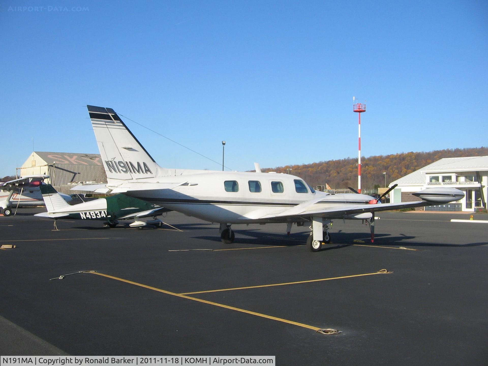 N191MA, Piper PA-31T1 Cheyenne 1 C/N 31T-8104019, Orange