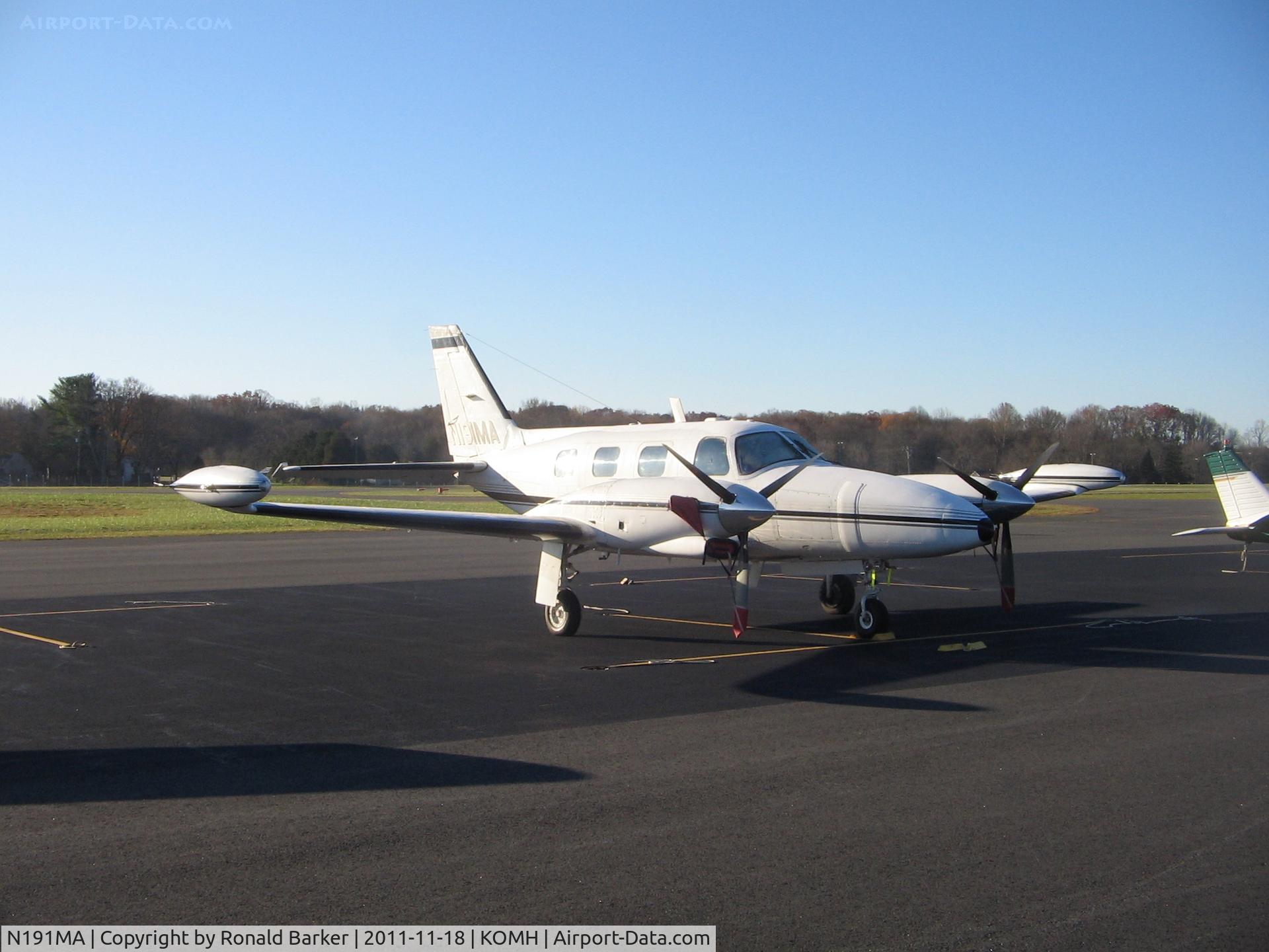 N191MA, Piper PA-31T1 Cheyenne 1 C/N 31T-8104019, Orange