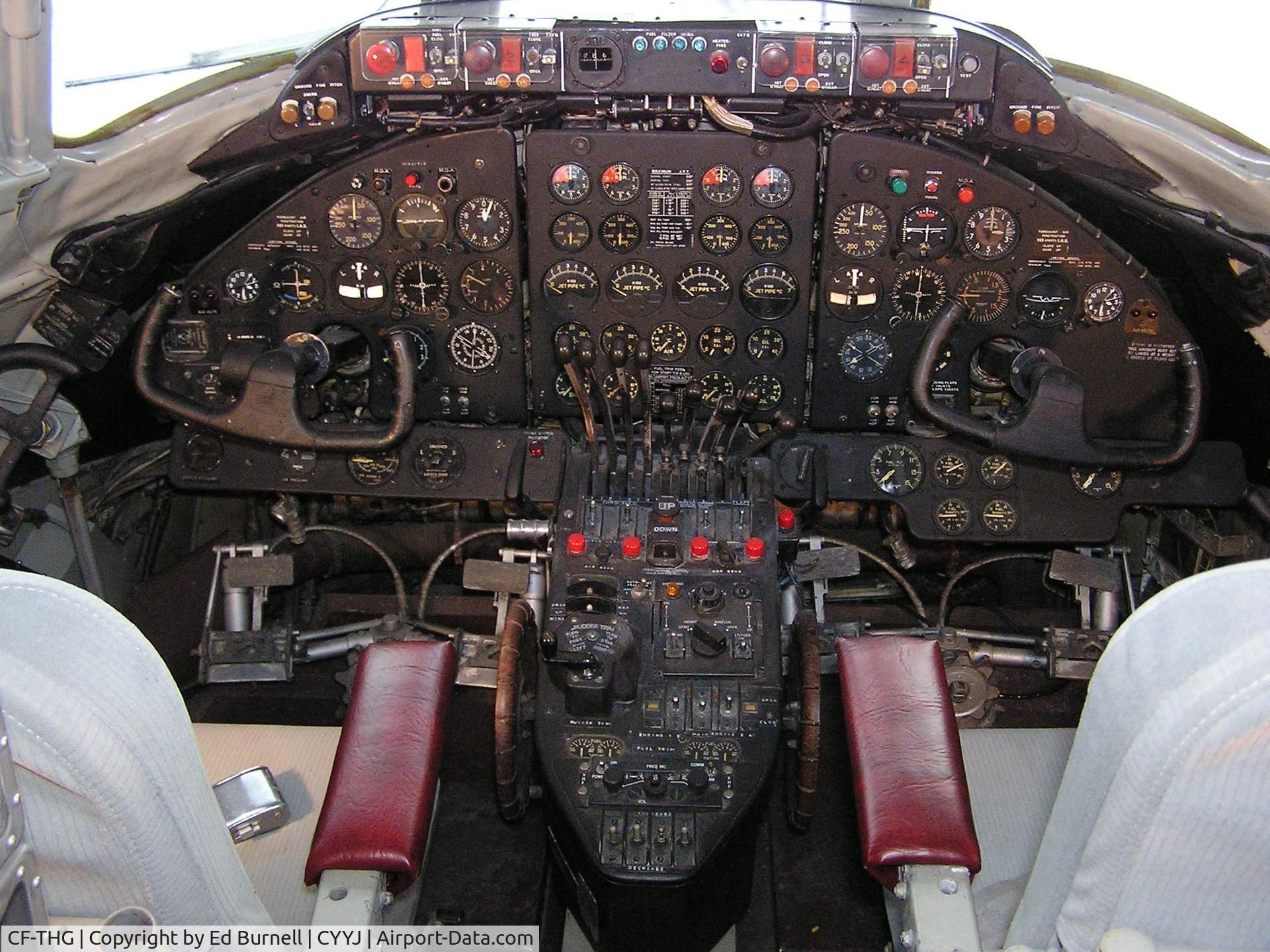CF-THG, 1957 Vickers Viscount 757 C/N 224, Fully restored cockpit