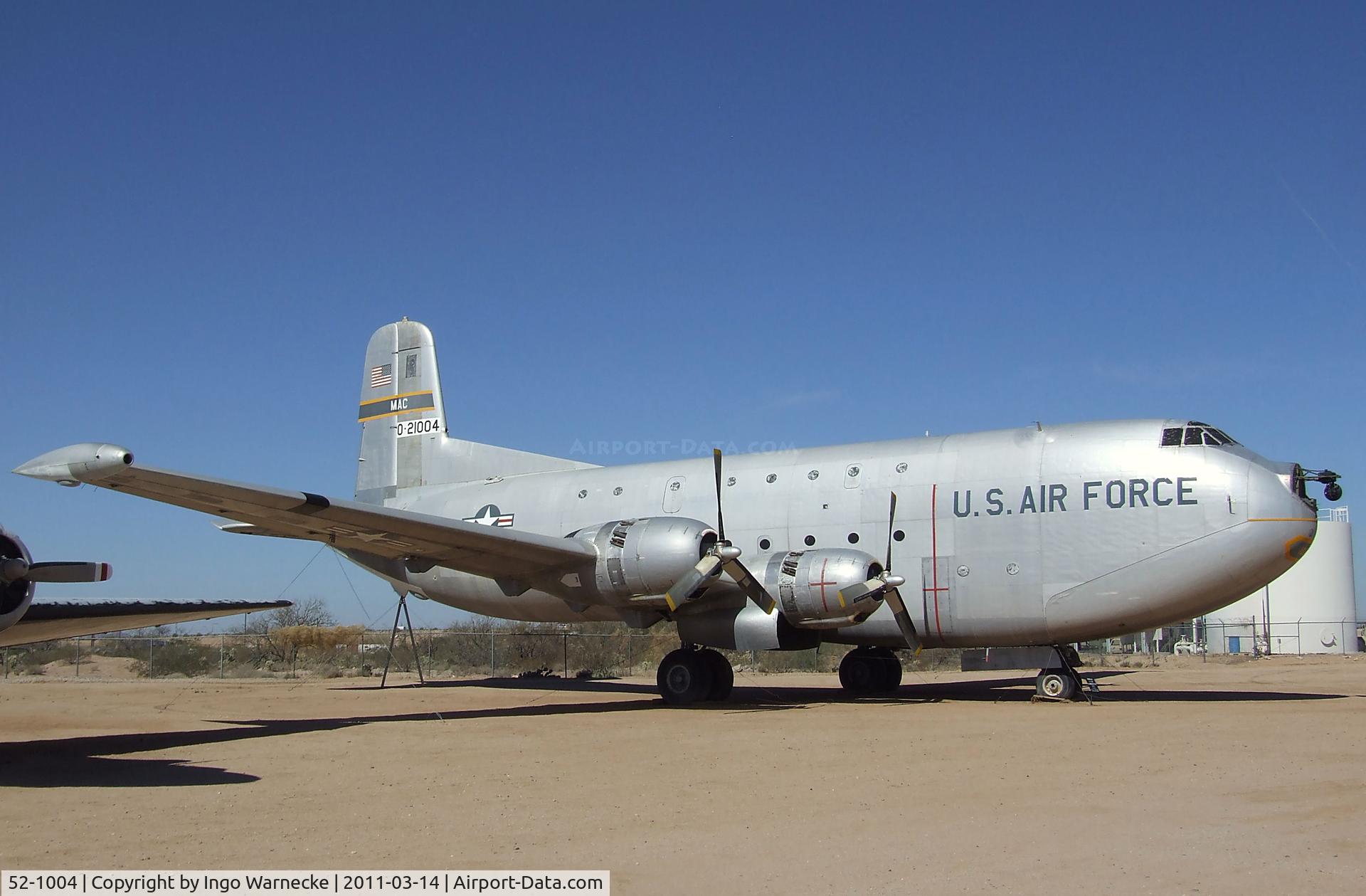 52-1004, 1952 Douglas C-124C Globemaster II C/N 43913, Douglas C-124C Globemaster II at the Pima Air & Space Museum, Tucson AZ