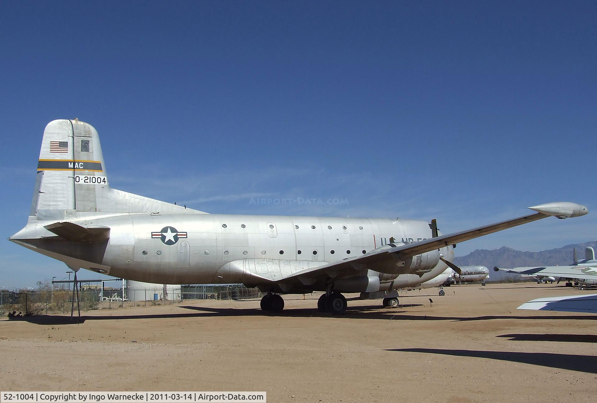 52-1004, 1952 Douglas C-124C Globemaster II C/N 43913, Douglas C-124C Globemaster II at the Pima Air & Space Museum, Tucson AZ