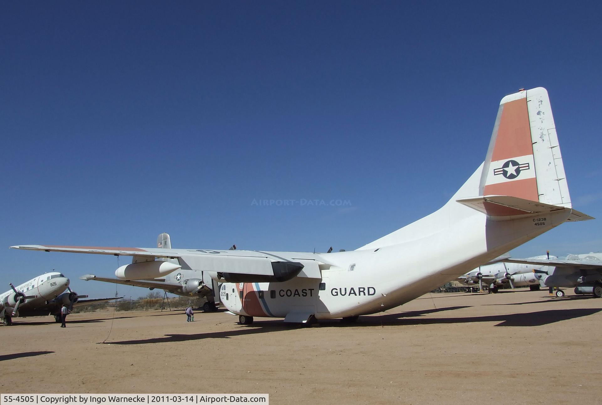 55-4505, 1955 Fairchild C-123B Provider C/N 20166, Fairchild C-123B Provider at the Pima Air & Space Museum, Tucson AZ