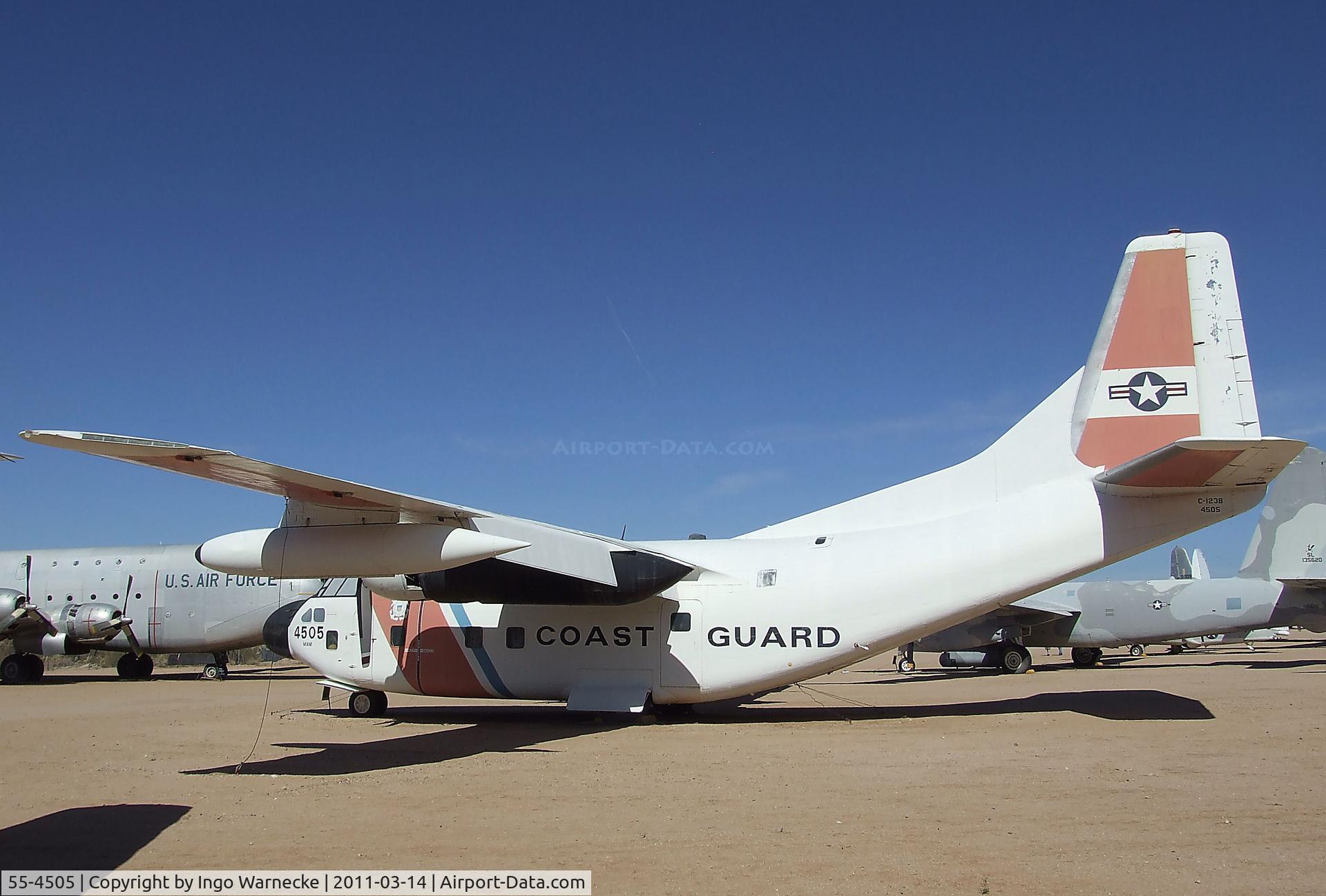 55-4505, 1955 Fairchild C-123B Provider C/N 20166, Fairchild C-123B Provider at the Pima Air & Space Museum, Tucson AZ