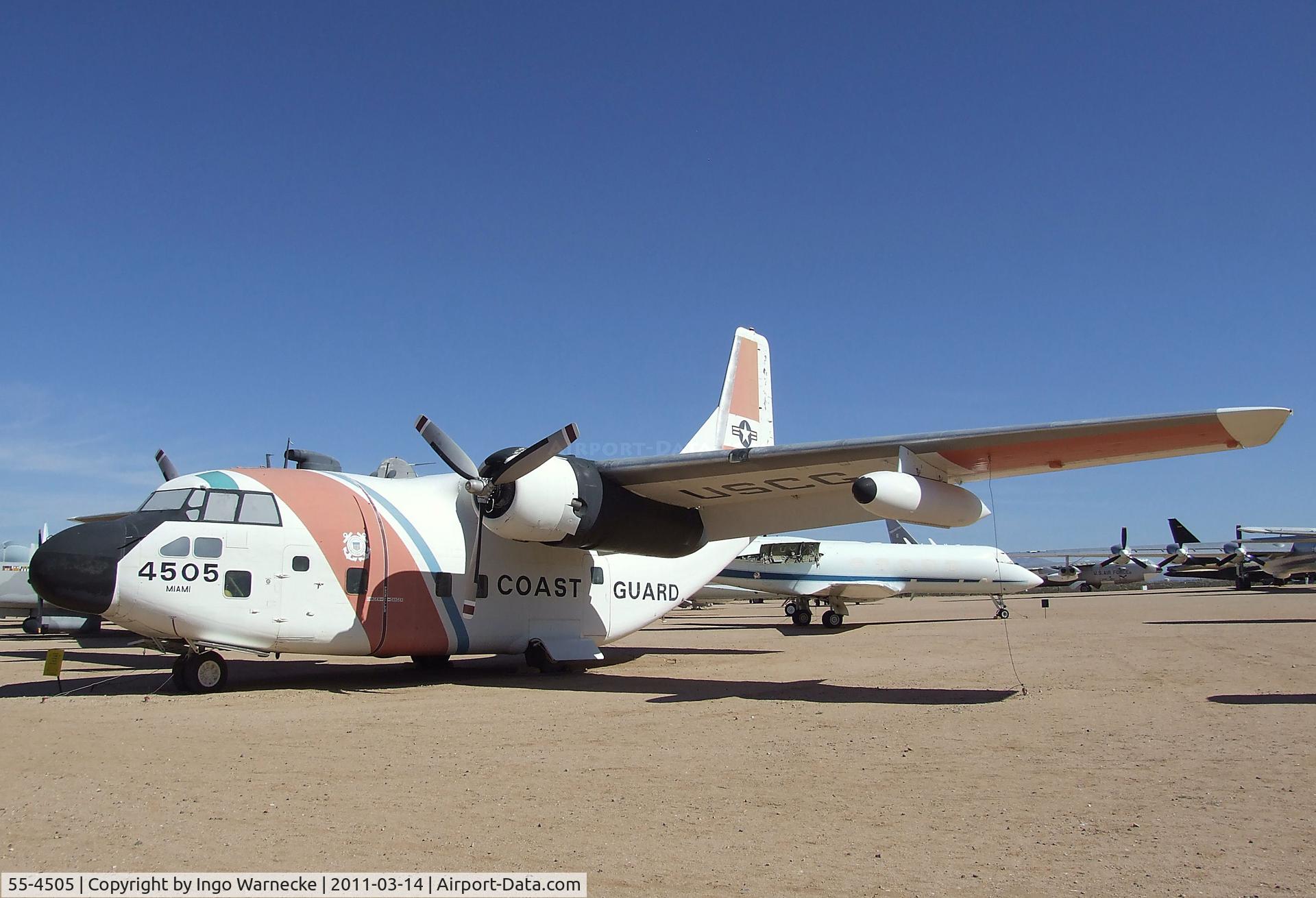 55-4505, 1955 Fairchild C-123B Provider C/N 20166, Fairchild C-123B Provider at the Pima Air & Space Museum, Tucson AZ