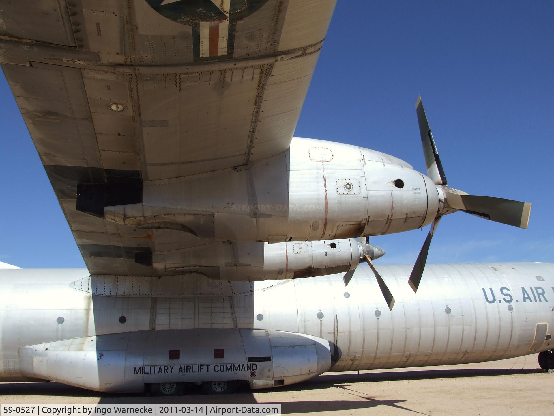 59-0527, 1959 Douglas C-133B-DL Cargomaster C/N 45578, Douglas C-133B Cargomaster at the Pima Air & Space Museum, Tucson AZ