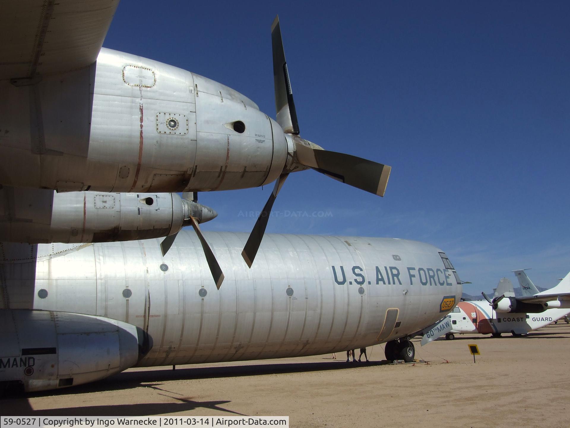 59-0527, 1959 Douglas C-133B-DL Cargomaster C/N 45578, Douglas C-133B Cargomaster at the Pima Air & Space Museum, Tucson AZ