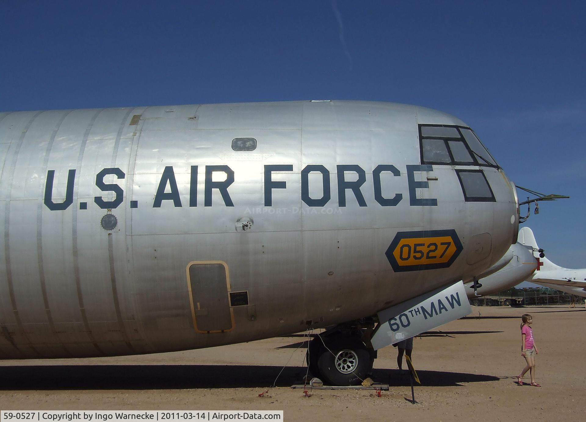 59-0527, 1959 Douglas C-133B-DL Cargomaster C/N 45578, Douglas C-133B Cargomaster at the Pima Air & Space Museum, Tucson AZ