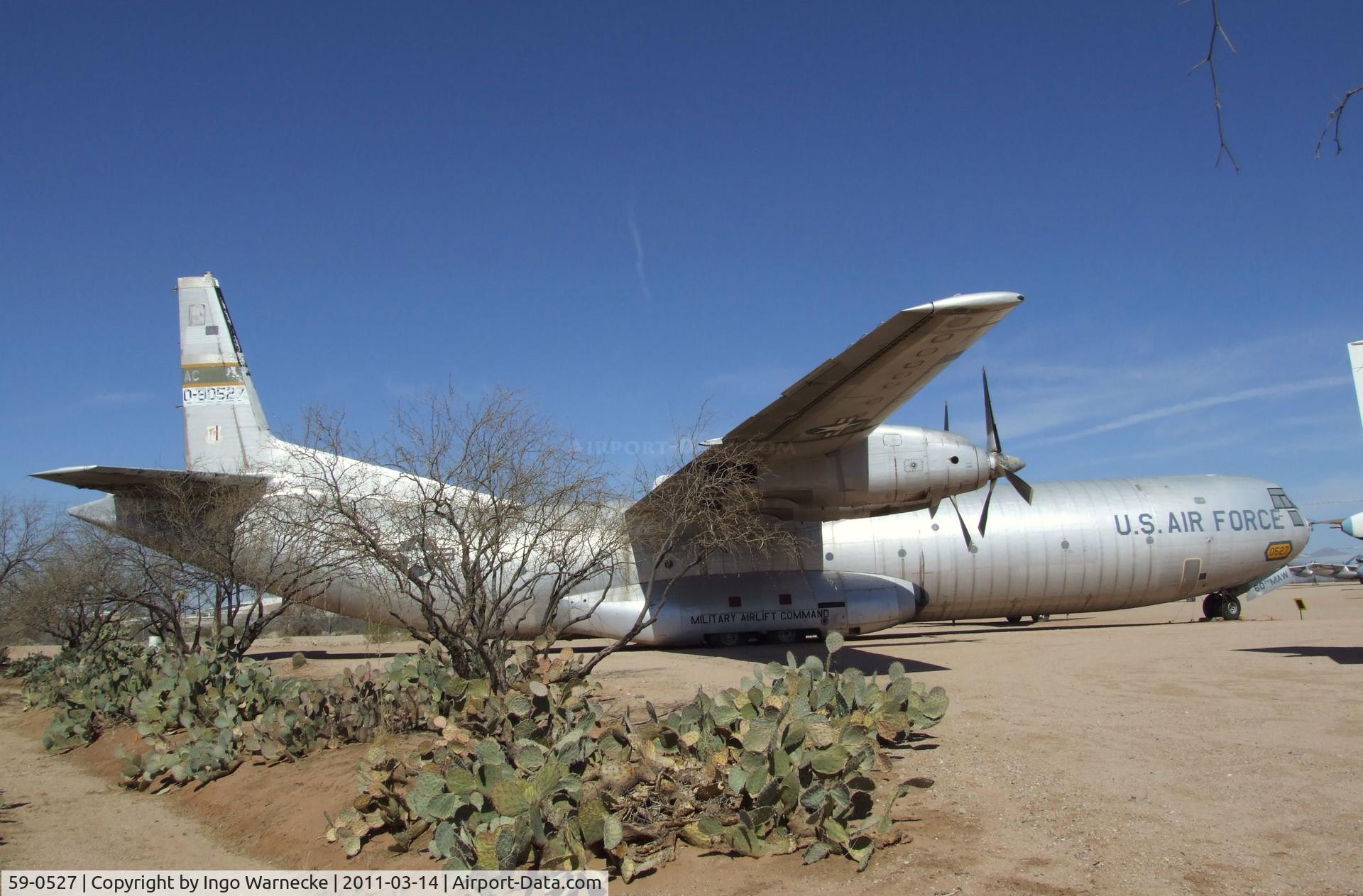 59-0527, 1959 Douglas C-133B-DL Cargomaster C/N 45578, Douglas C-133B Cargomaster at the Pima Air & Space Museum, Tucson AZ