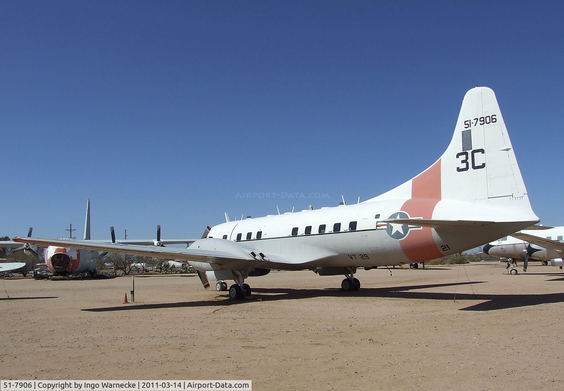 51-7906, 1951 Convair T-29B C/N 240-318, Convair T-29B at the Pima Air & Space Museum, Tucson AZ