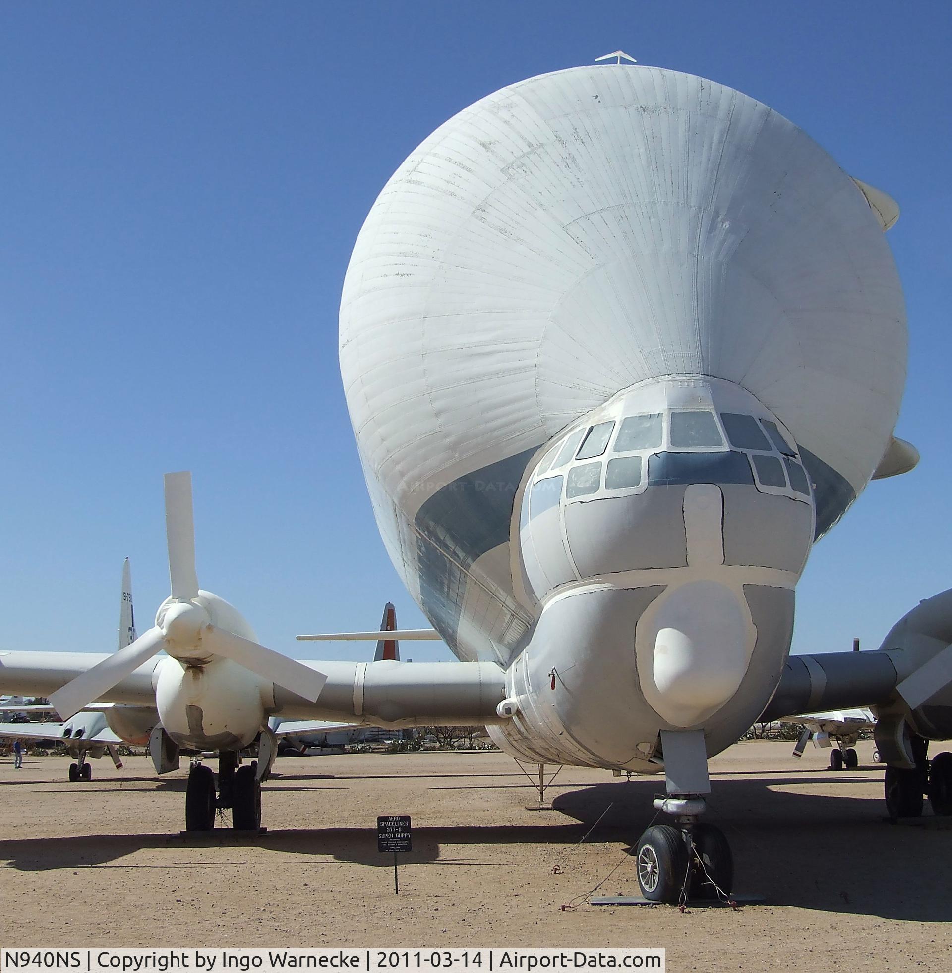 N940NS, 1949 Aero Spacelines 377SG Super Guppy C/N 15938, Aero Spacelines / Boeing 377 SG Super Guppy at the Pima Air & Space Museum, Tucson AZ