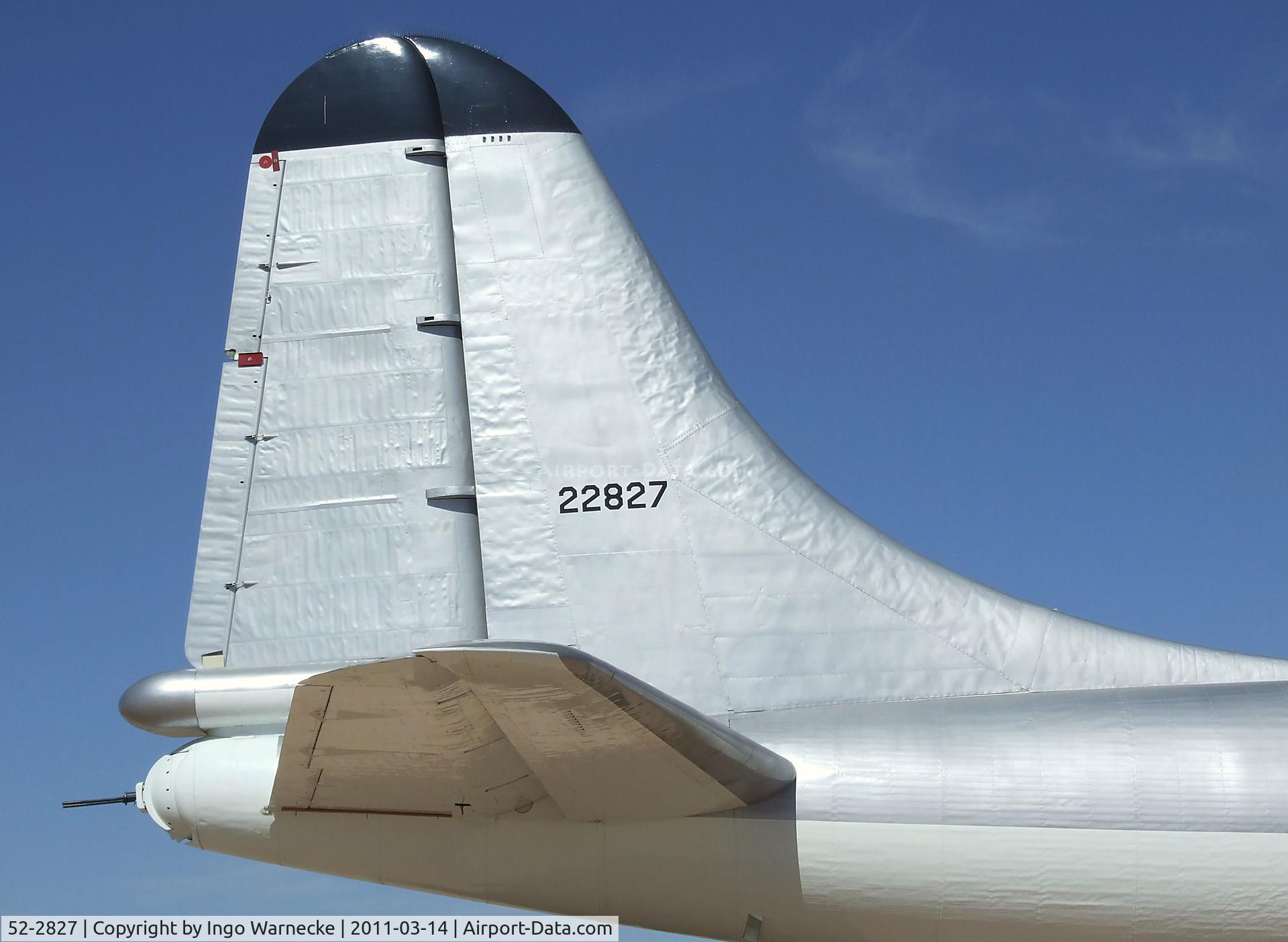 52-2827, 1952 Convair B-36J-10-CF Peacemaker C/N 383, Convair B-36J Peacemaker at the Pima Air & Space Museum, Tucson AZ