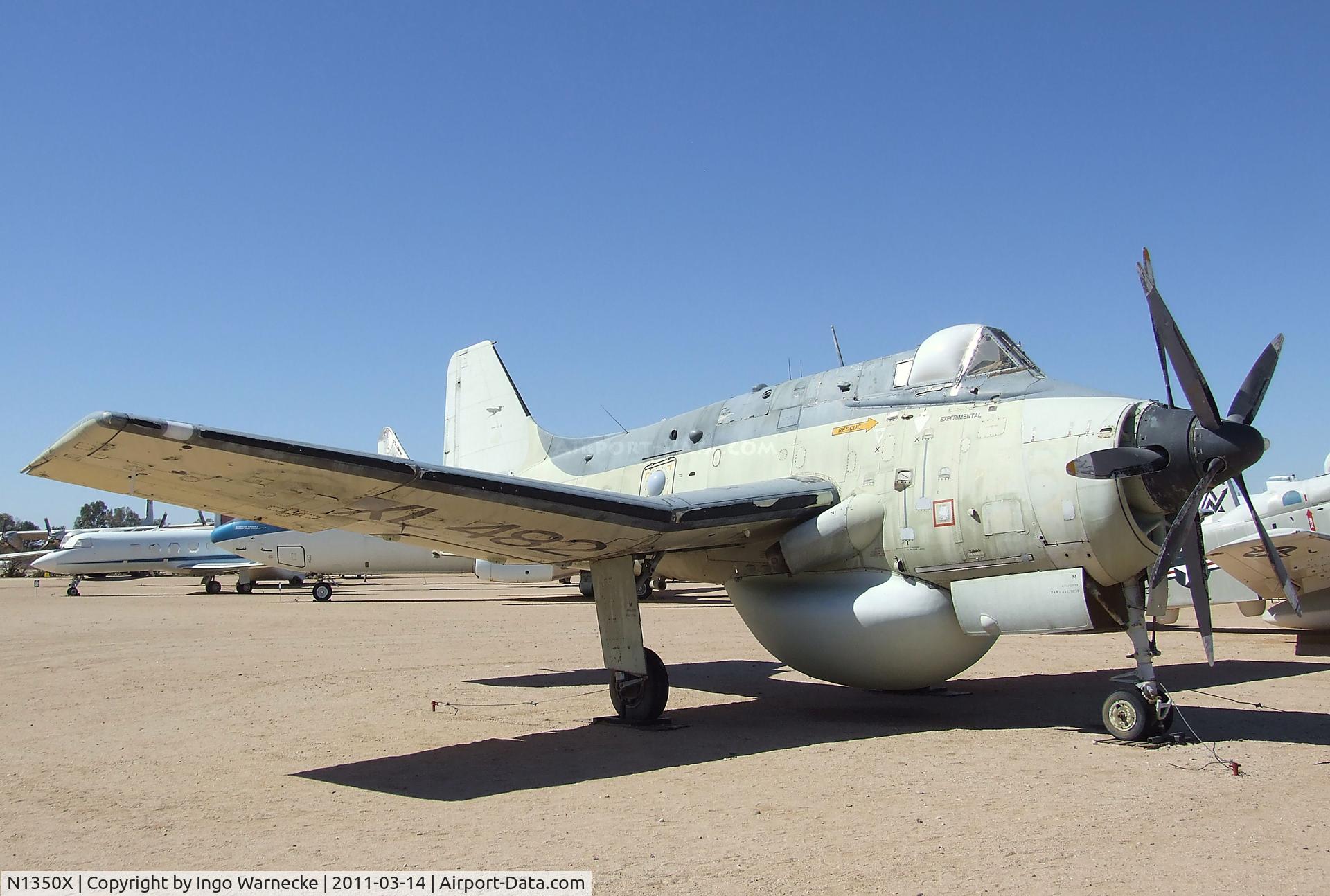 N1350X, 1960 Fairey Gannet AEW.3 C/N F9451, Fairey Gannet AEW3 at the Pima Air & Space Museum, Tucson AZ