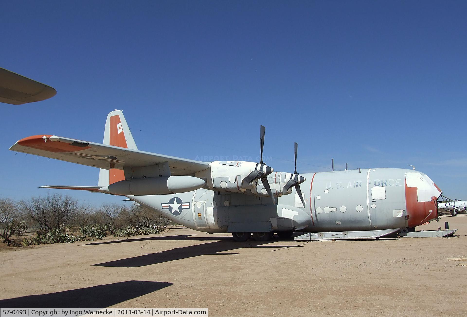 57-0493, 1957 Lockheed C-130D Hercules C/N 182-3200, Lockheed C-130D Hercules at the Pima Air & Space Museum, Tucson AZ